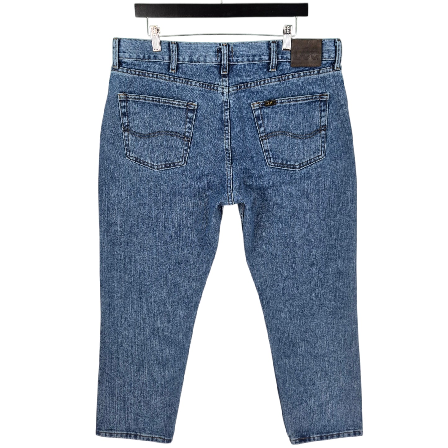 Vintage Lee Jeans Blue Classic Regular Fit Rigid Denim W38
