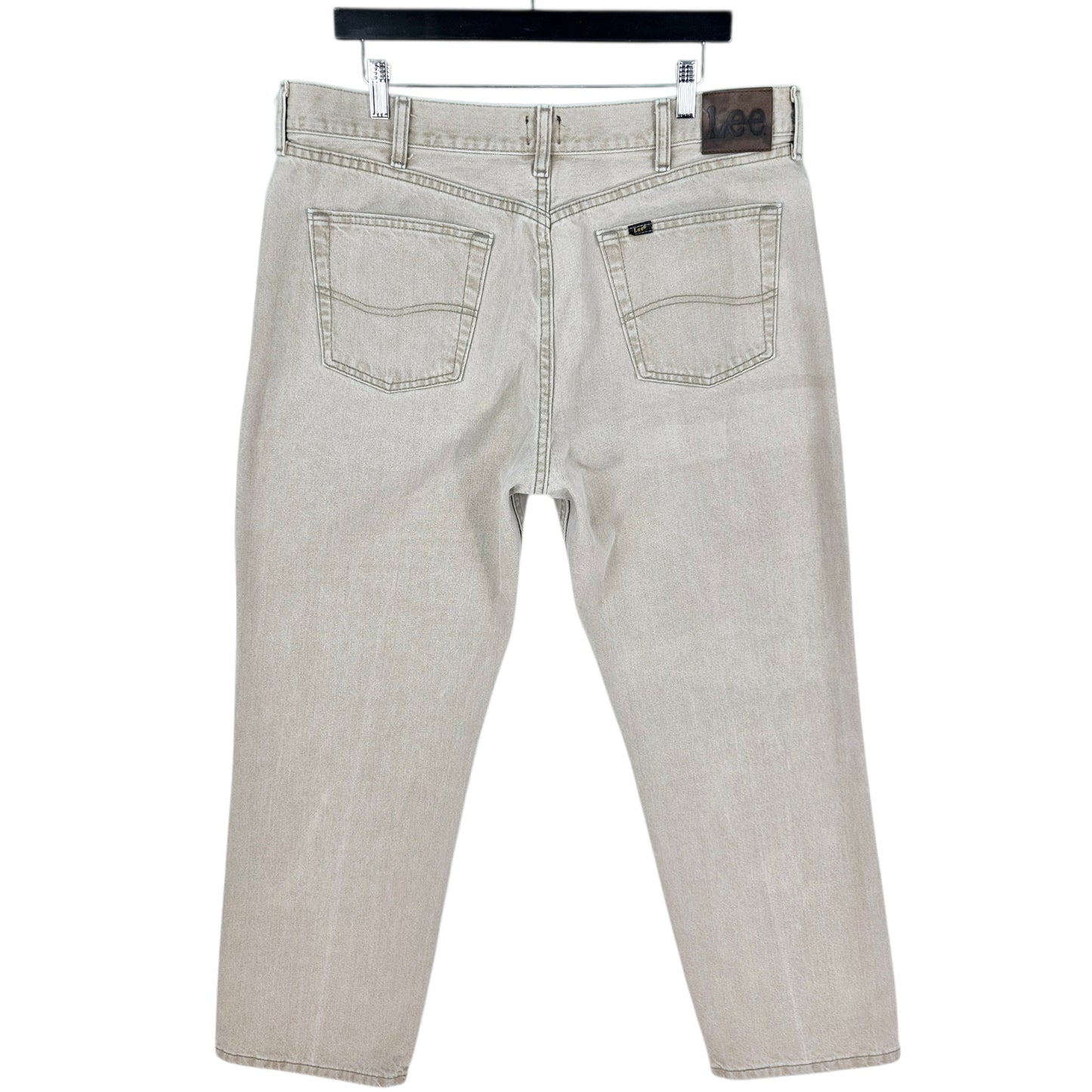 Vintage Lee Jeans Light Brown Relaxed Fit Classic Denim W37