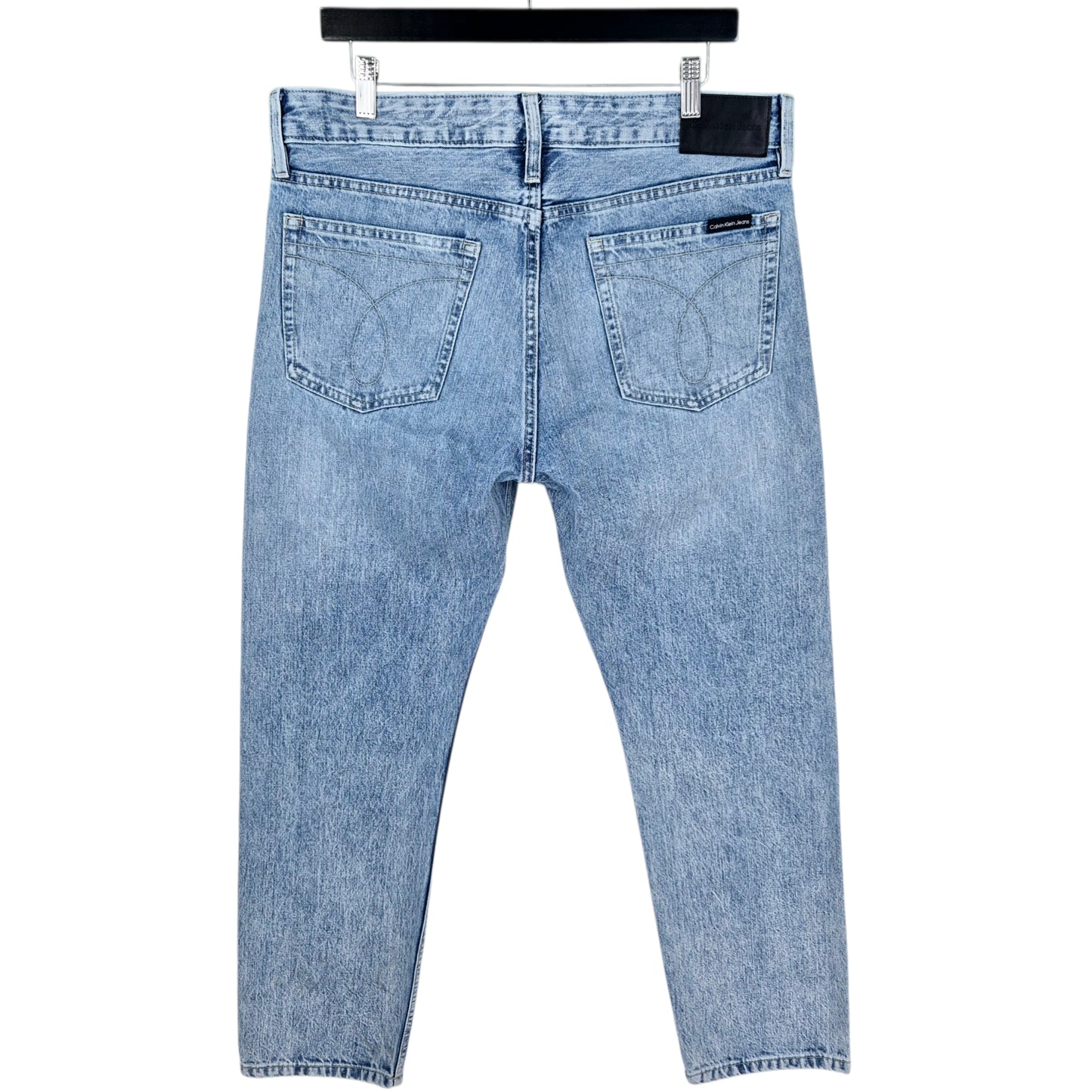 Calvin Klein Jeans Blue Heavy Slim Straight Leg Denim W35