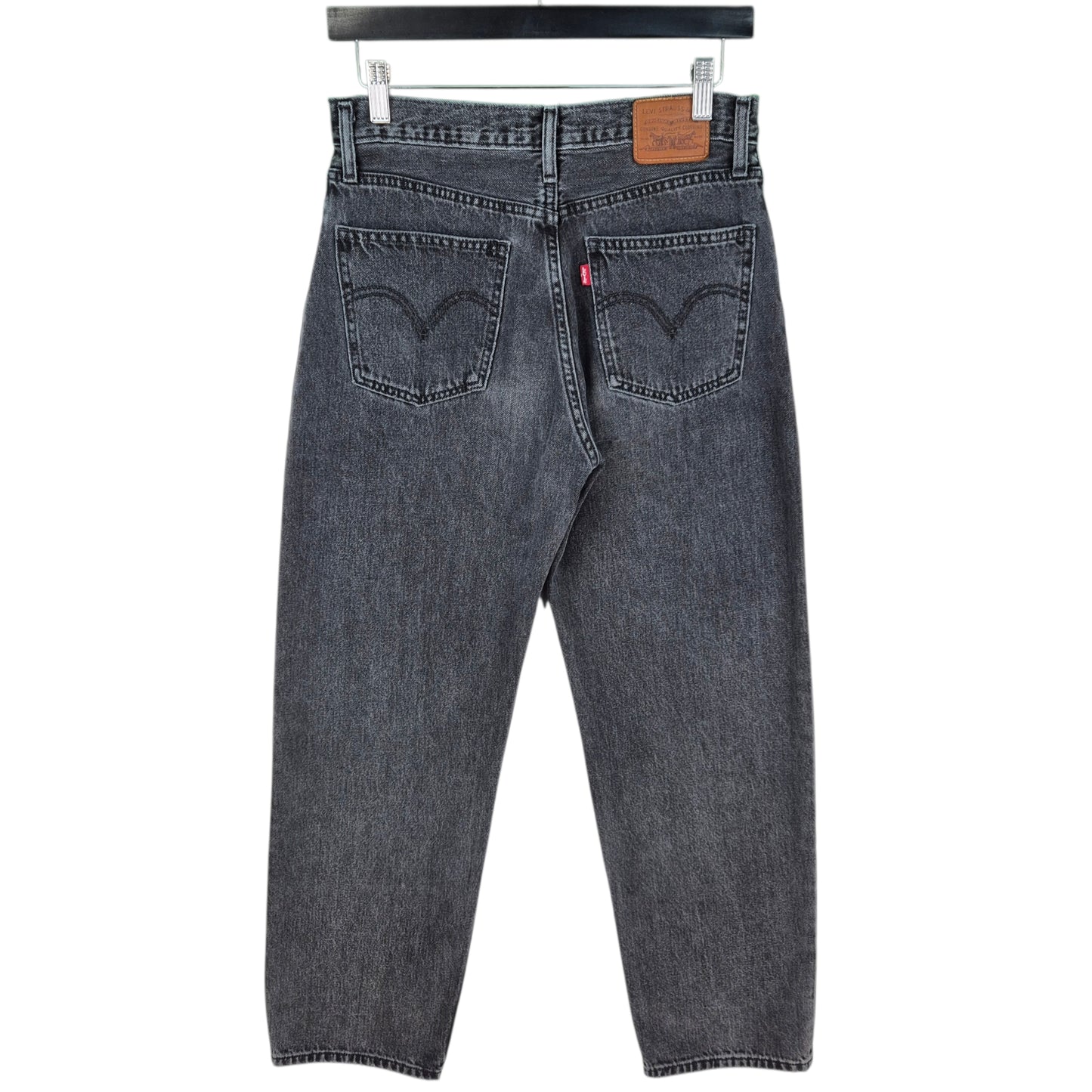 Levis Premium Jeans Womens Grey Dad Jean Denim W28