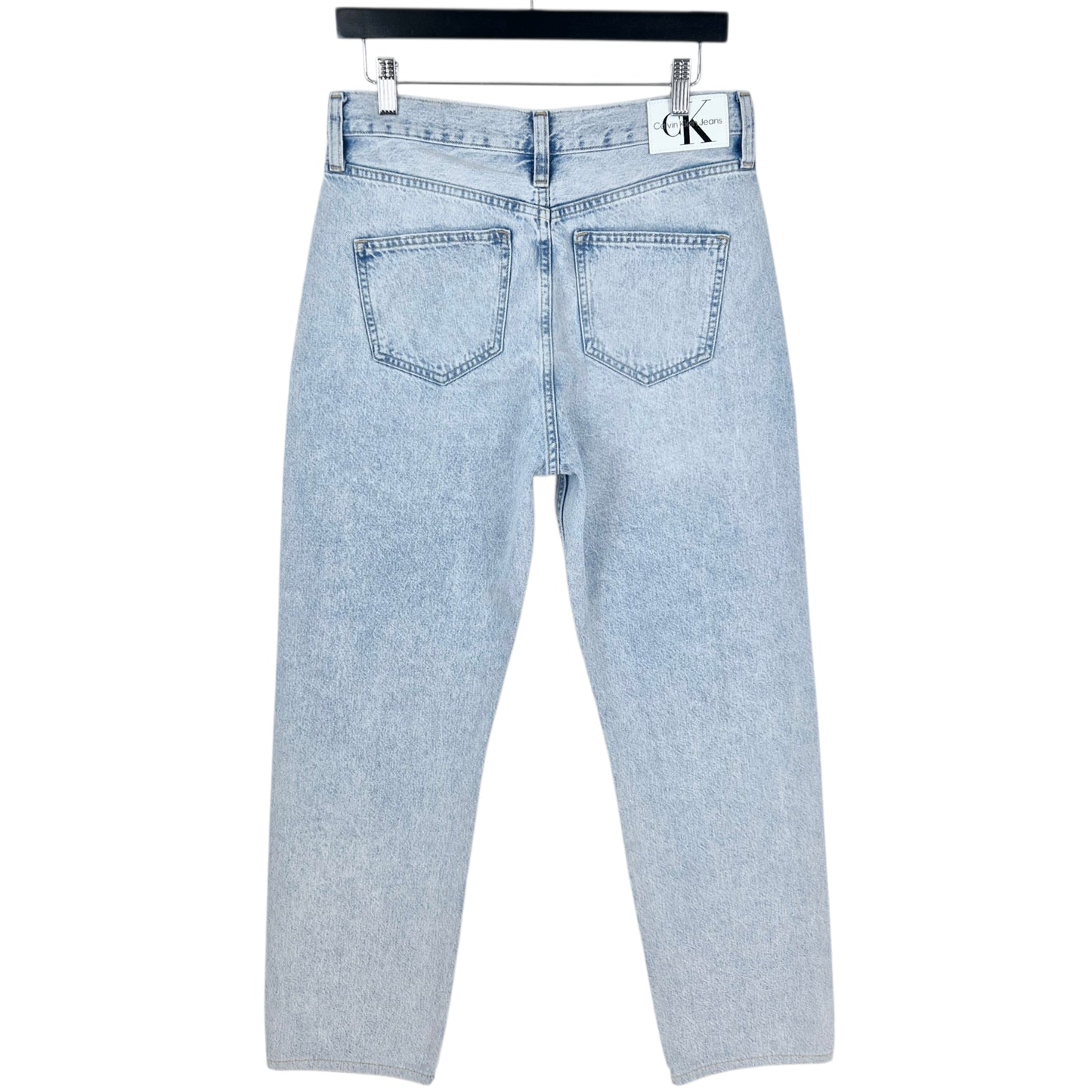 Calvin Klein Jeans Light Blue High Rise Straight Leg Denim W30
