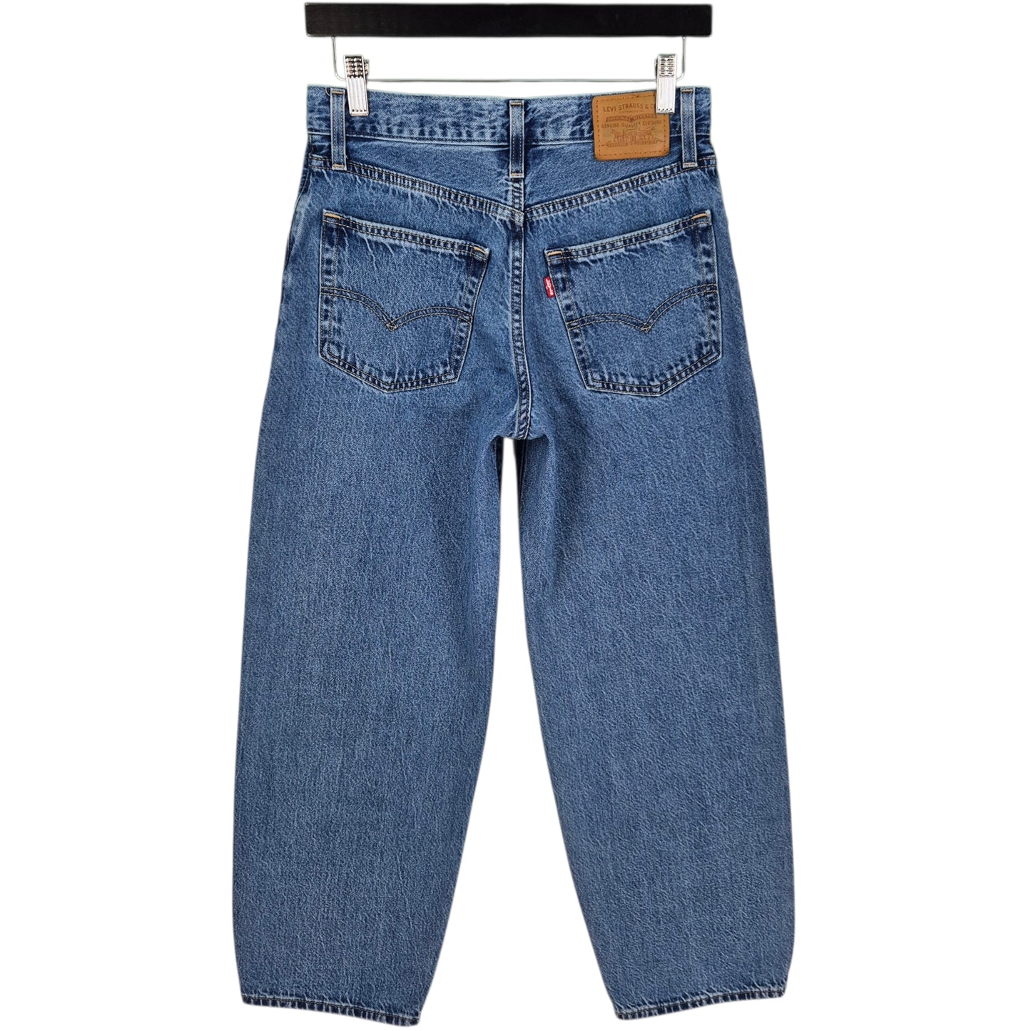 Levis Premium Jeans Womens Blue Baggy Dad Denim W27