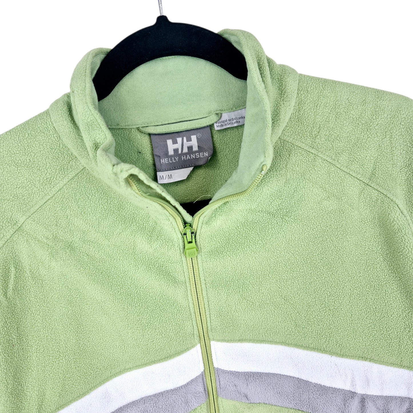 Helly Hansen Womens Light Green Fleece Zip Jumper Size M