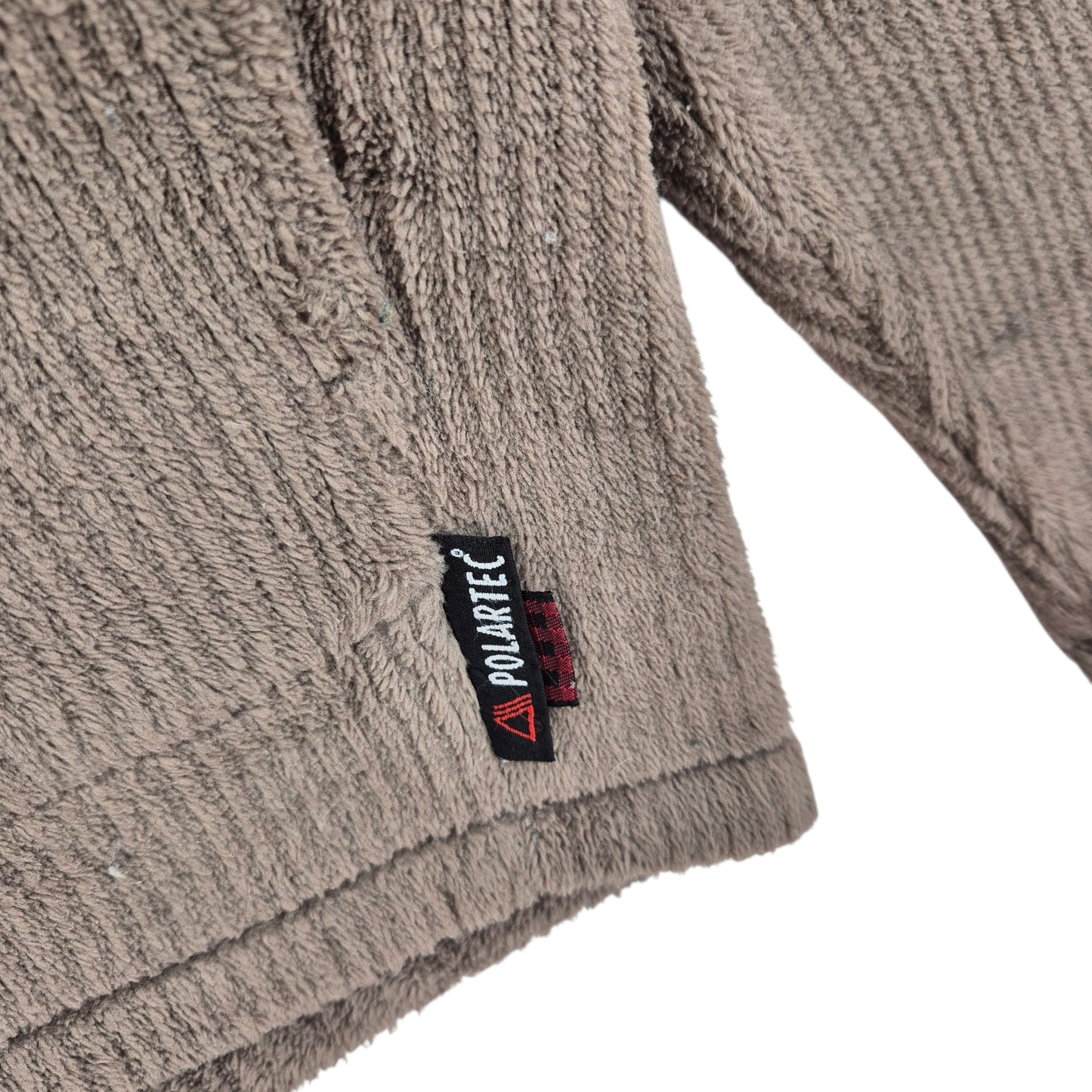 Vintage Woolrich 90's Brown USA Made Fleece Jacket Size M