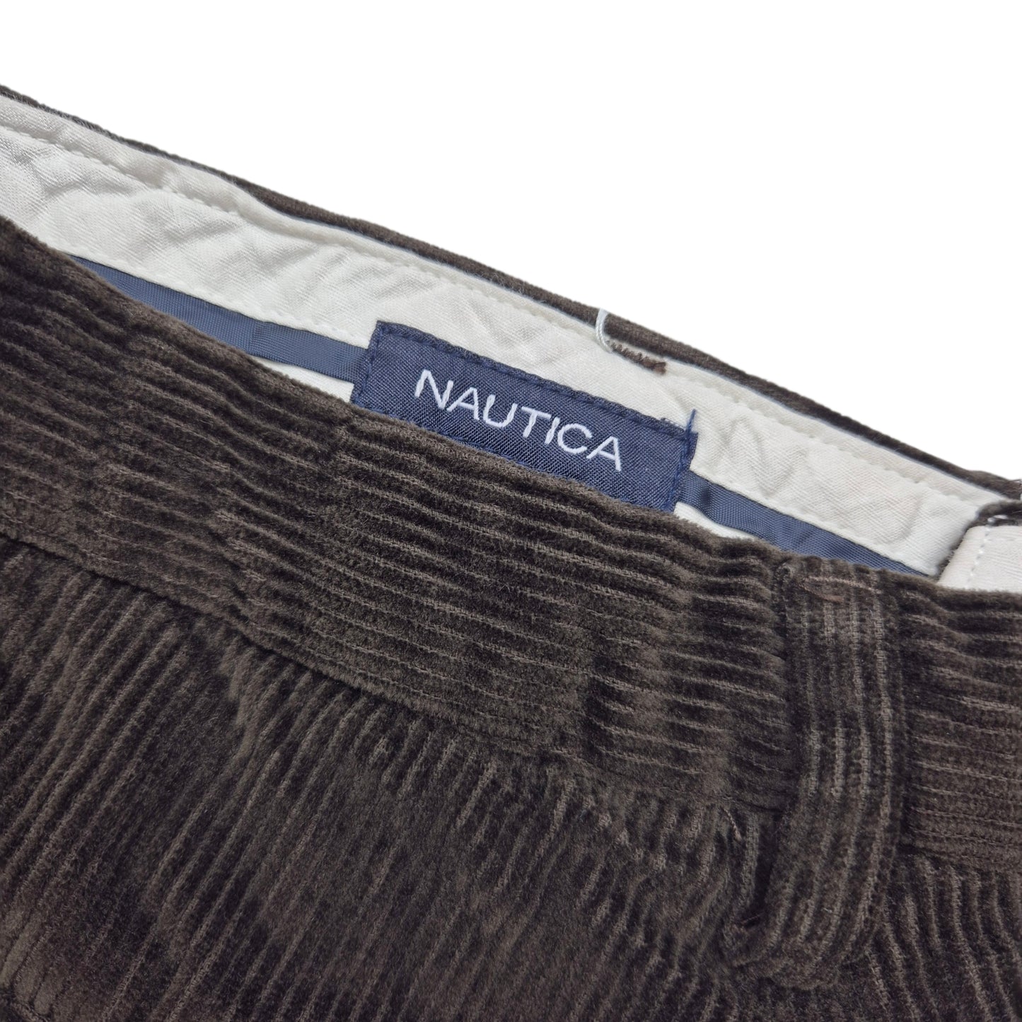 Nautica Dark Brown Corduroy Pants W34