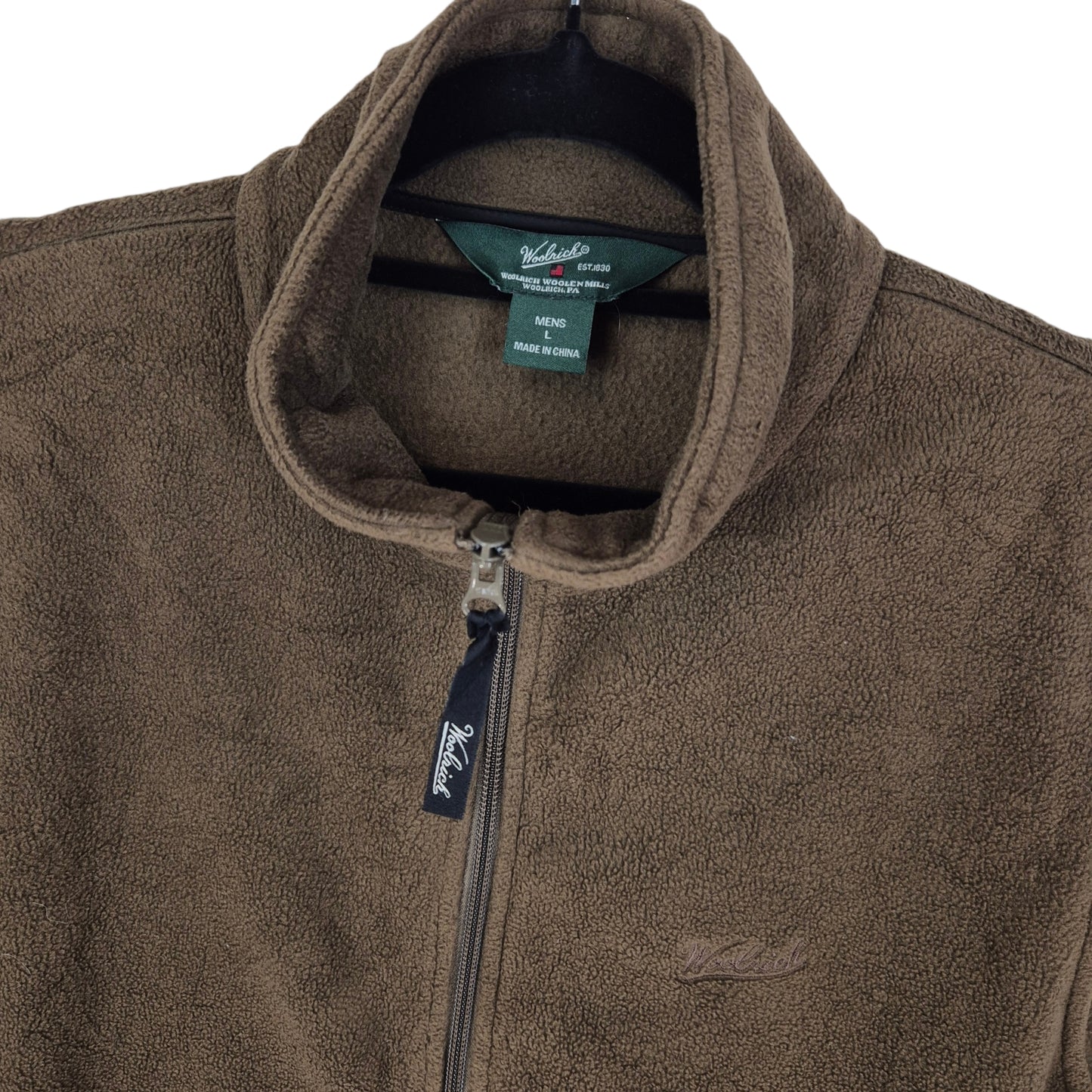 Vintage Woolrich 2000's Brown Fleece Vest Size L