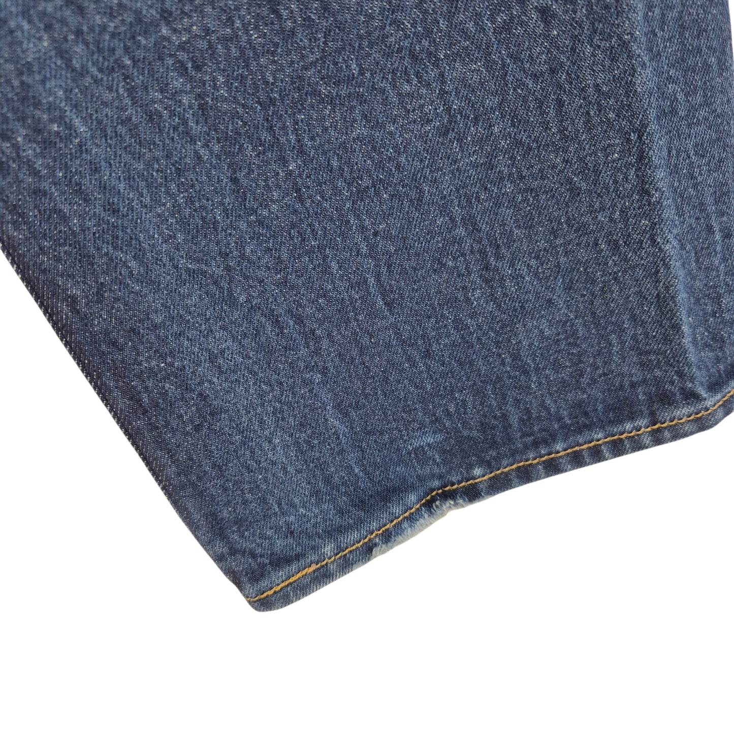 Levis Premium Jeans Womens Dark Blue Heavy Ribcage Bootcut Denim W24