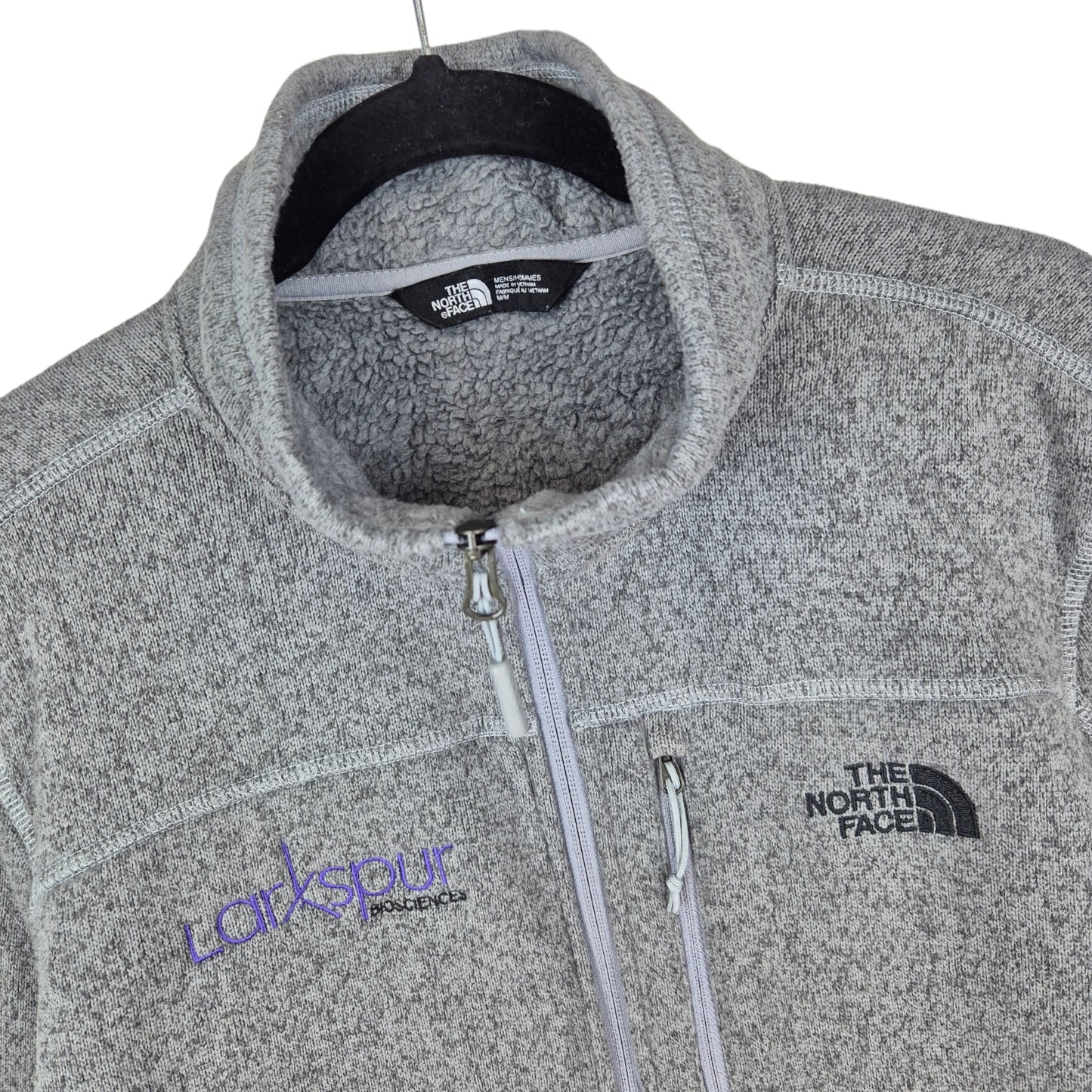 The North Face Grey Fleece Zip Jumper Size M