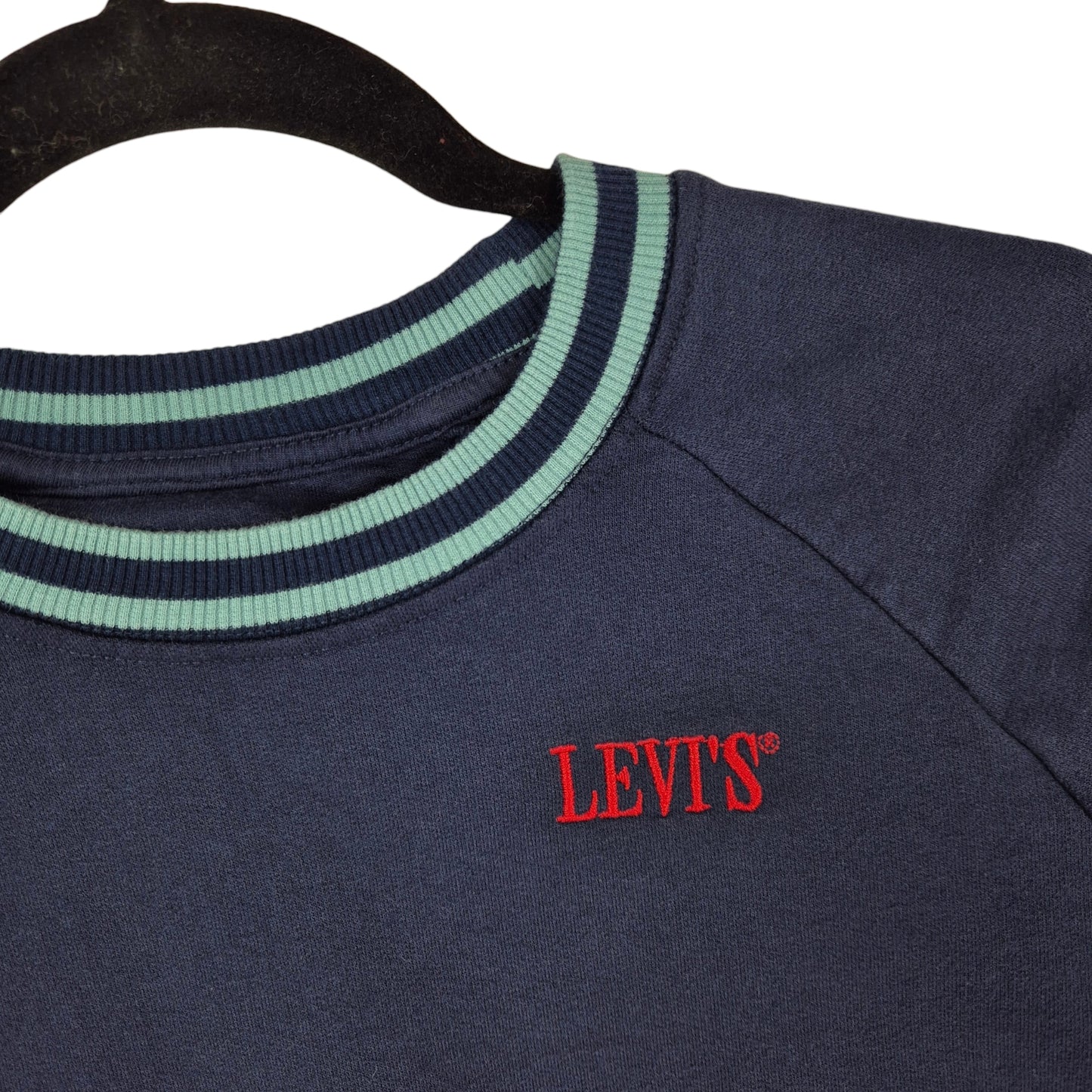 Levis Dark Blue Crewneck Sweater Size S