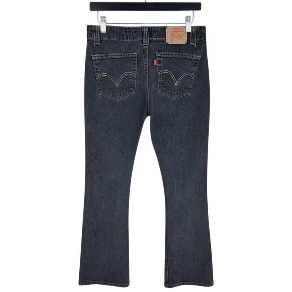 Vintage Levis 525 Jeans Grey Noveau Bootcut Stretch Denim W30