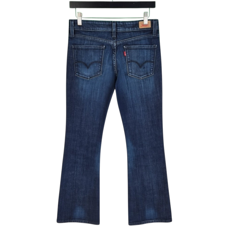Vintage Levis 553 Jeans Womens Dark Blue Bootcut Denim W29