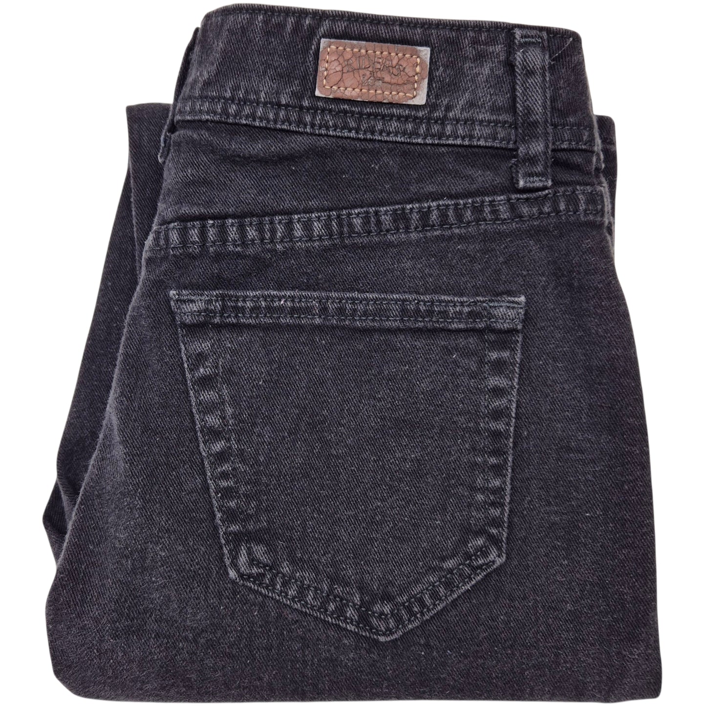 Vintage Lee Riders Jeans Womens Black Straight Leg Denim W29