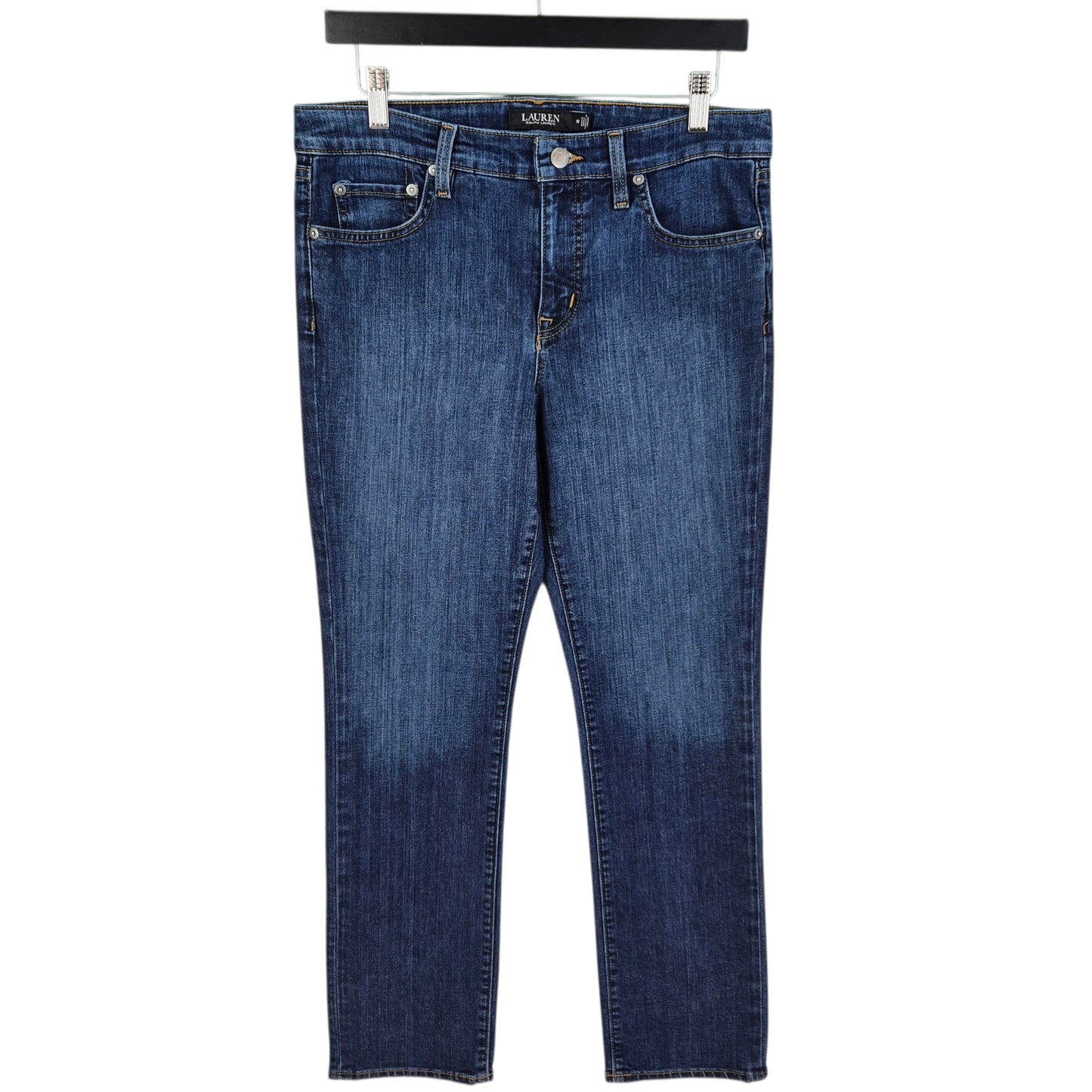 Ralph Lauren Jeans Womens Dark Blue Straight Leg Stretch Denim W31