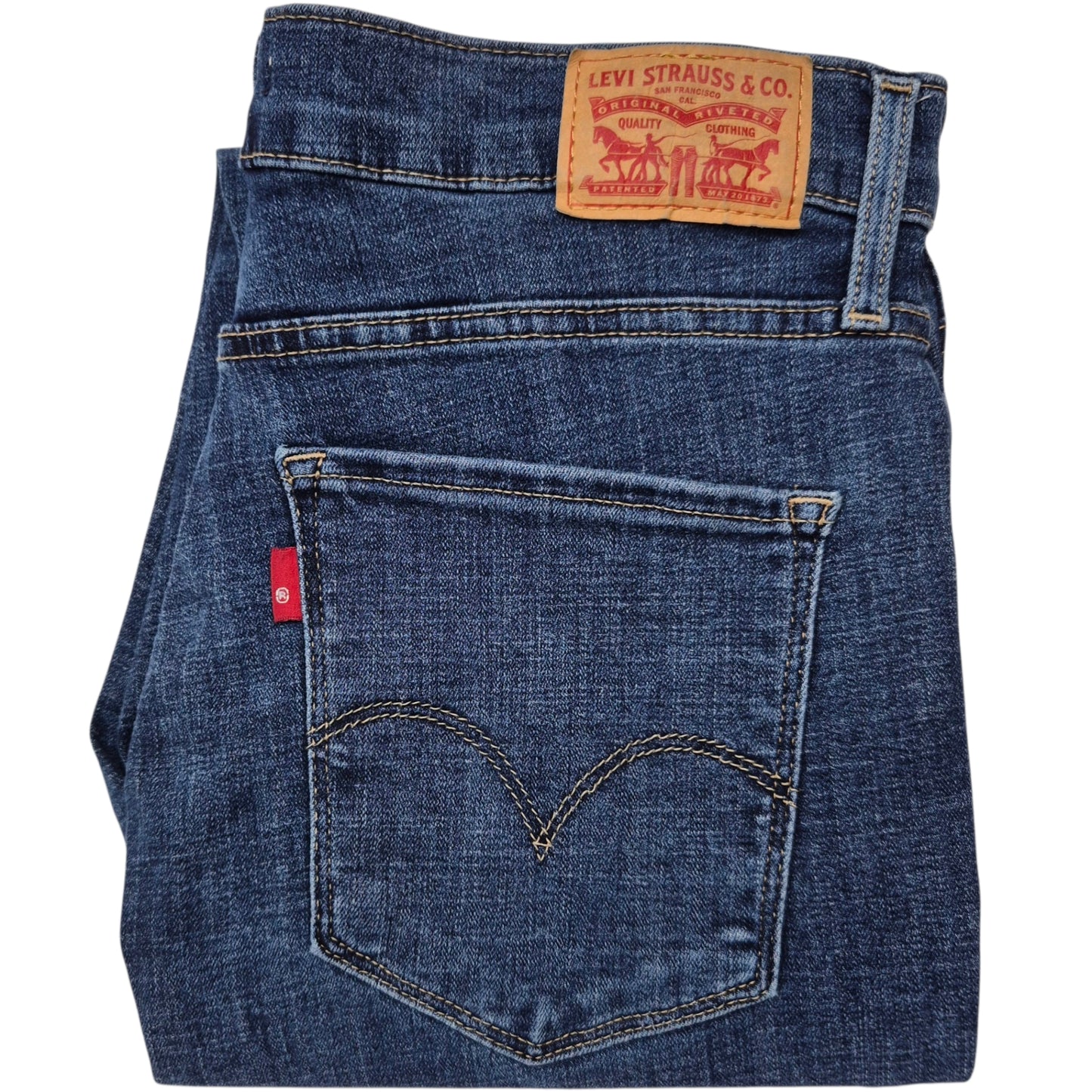 Levis 311 Jeans Womens Dark Blue Shaping Skinny Denim W30