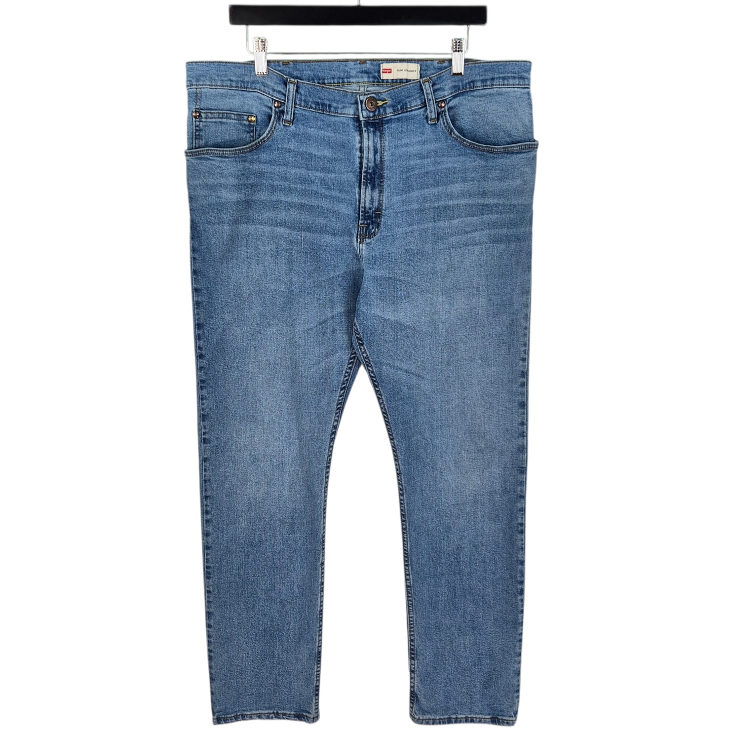 Wrangler Jeans Blue Slim Straight Stretch Denim W38
