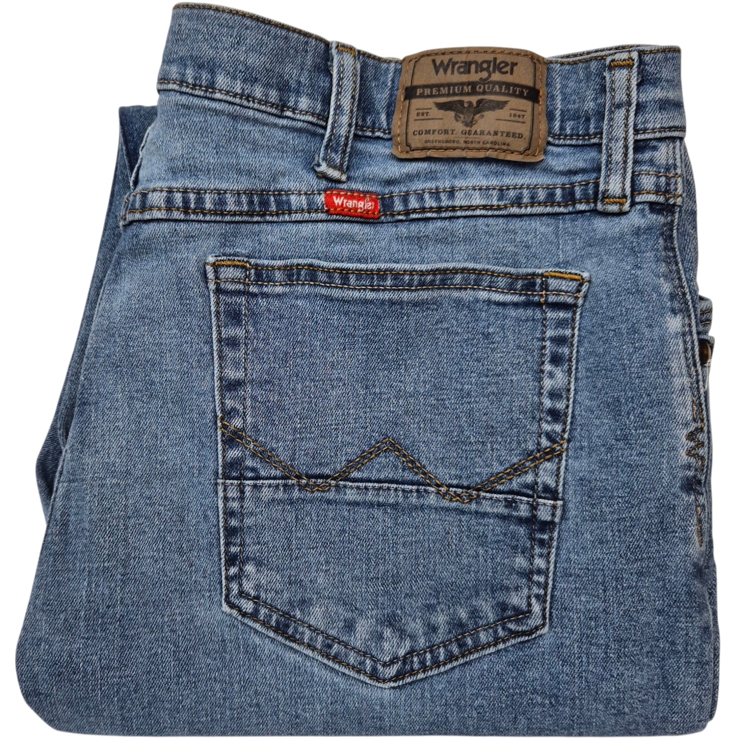 Wrangler Jeans Blue Slim Straight Stretch Denim W38