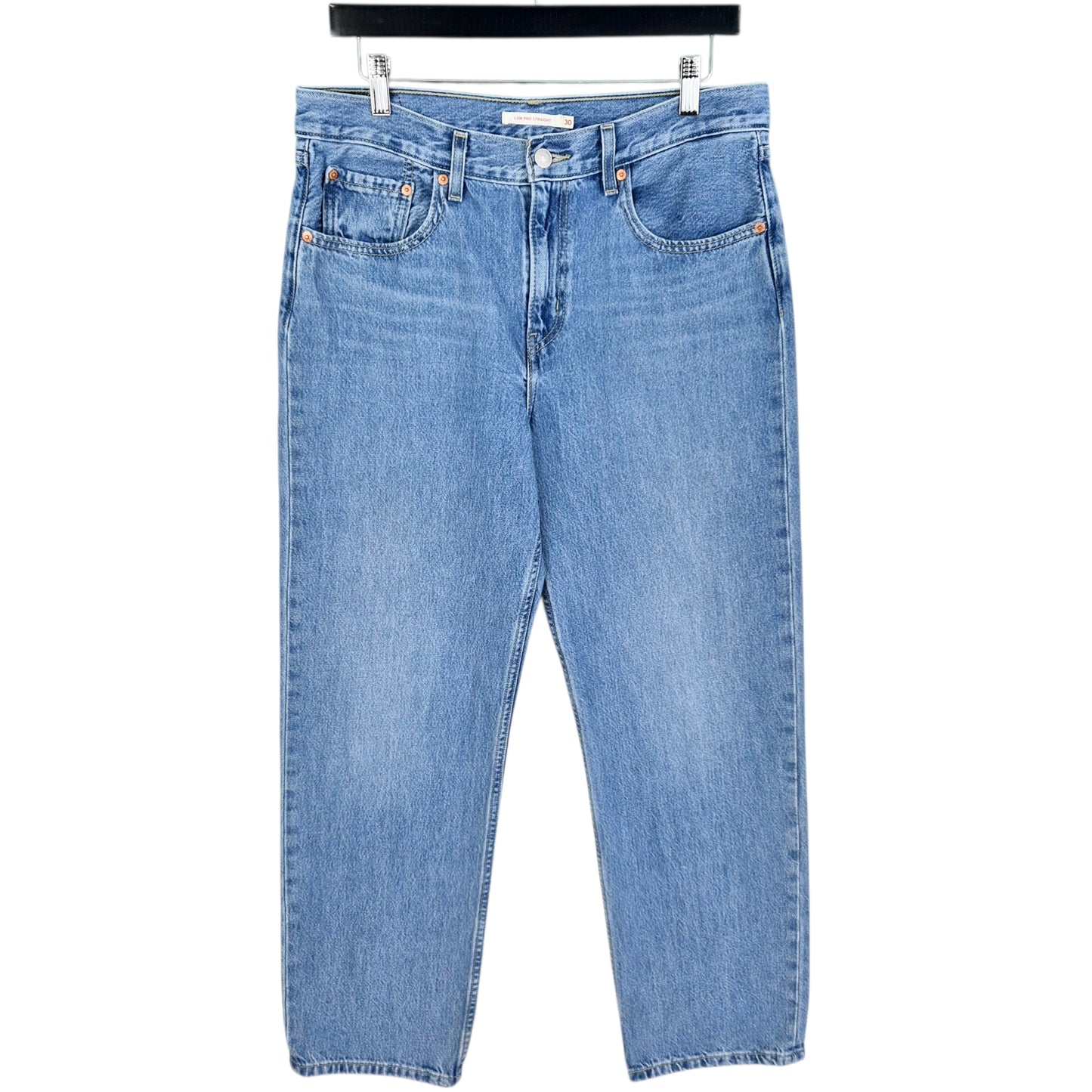 Levis Jeans Womens Blue Low Pro Straight Leg Denim W32