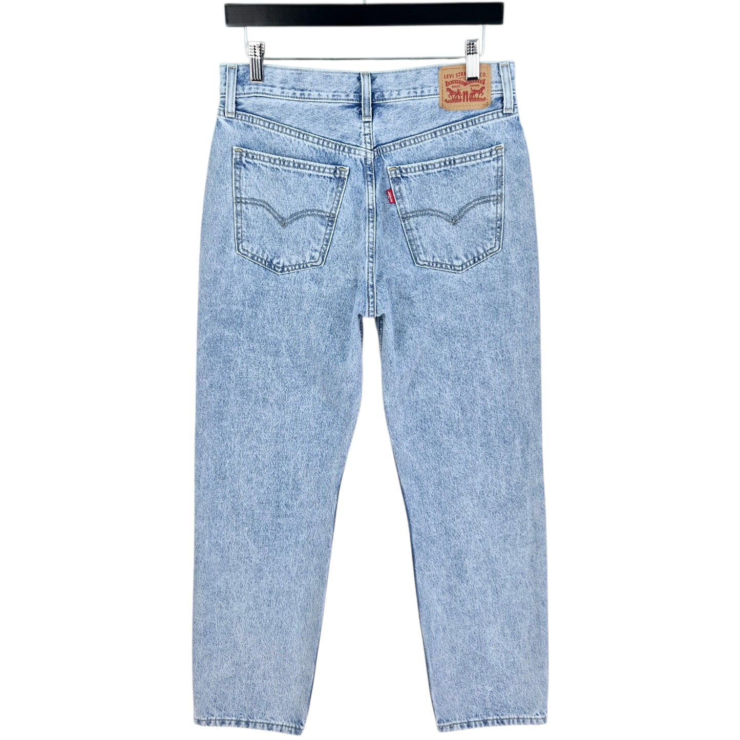 Levis Jeans Womens Light Blue Low Pro Straight Leg Denim W30