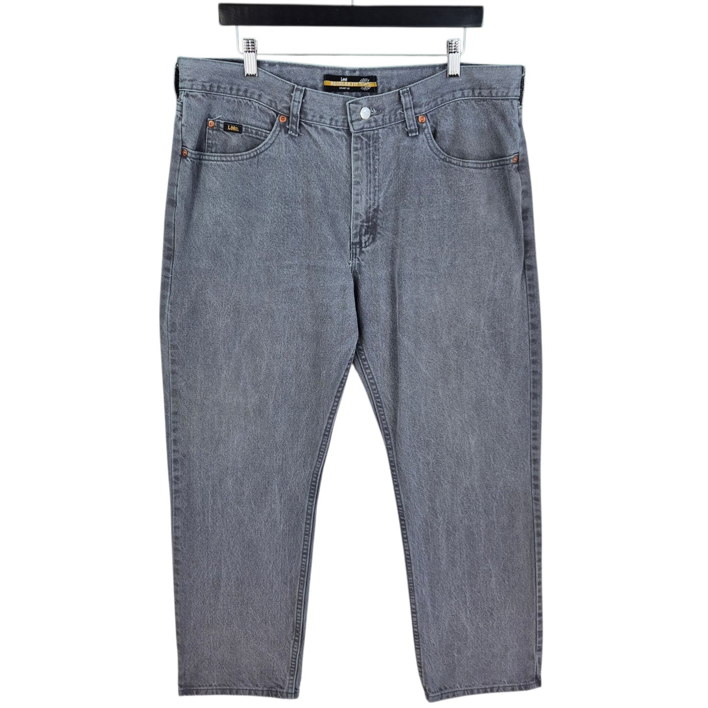 Vintage Lee Jeans Grey Classic Regular Fit Denim W38