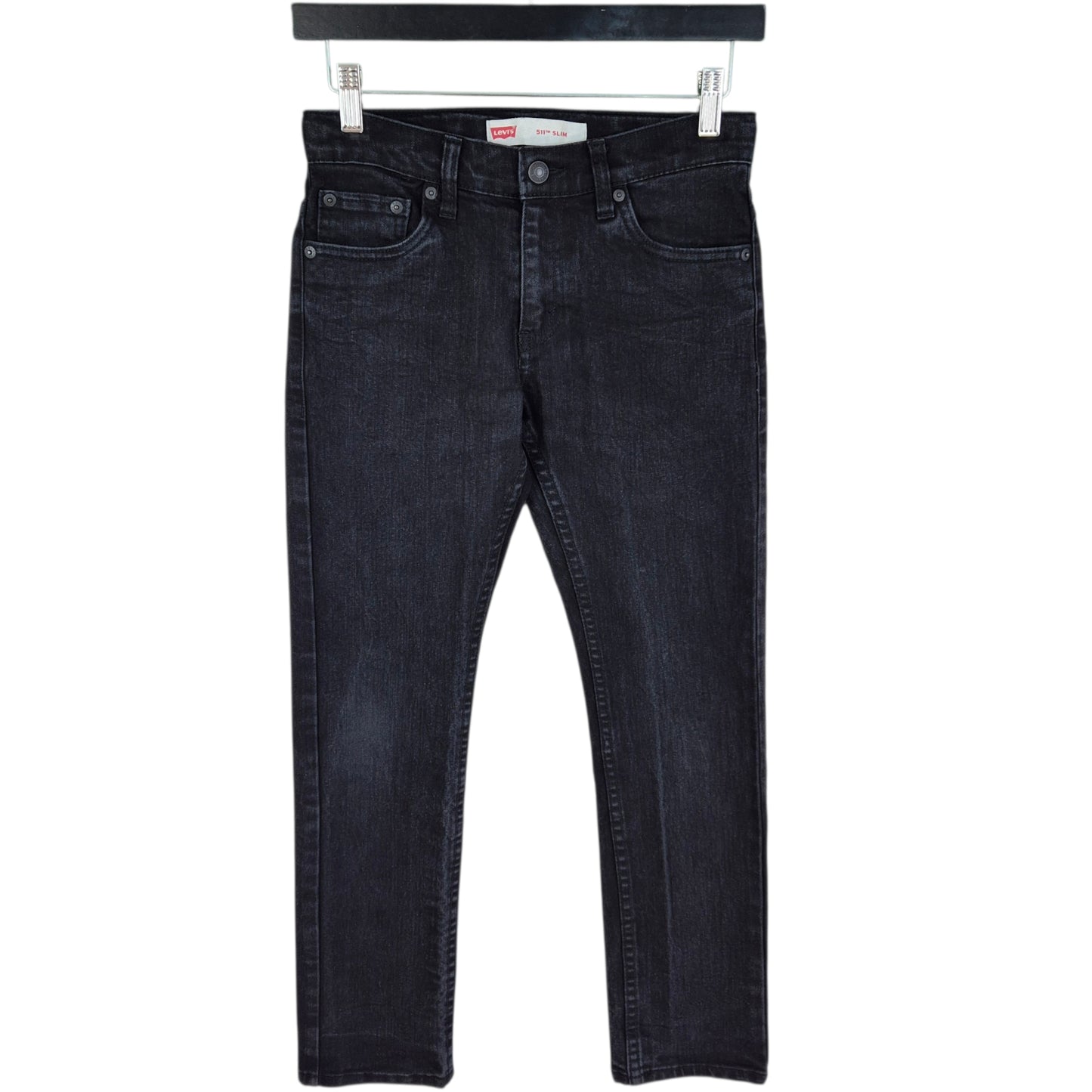 Levis 511 Jeans Womens Black Skinny Fit Stretch Denim W26