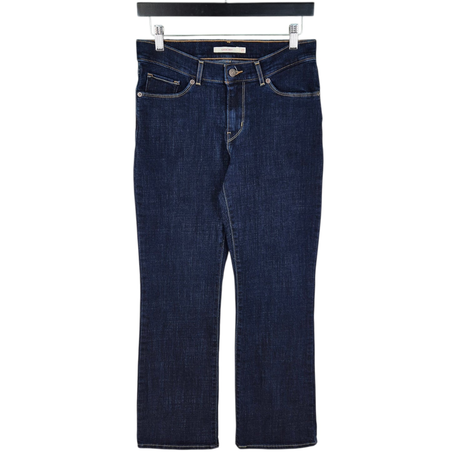 Levis Jeans Womens Dark Blue Classic Stretch Bootcut Denim W27