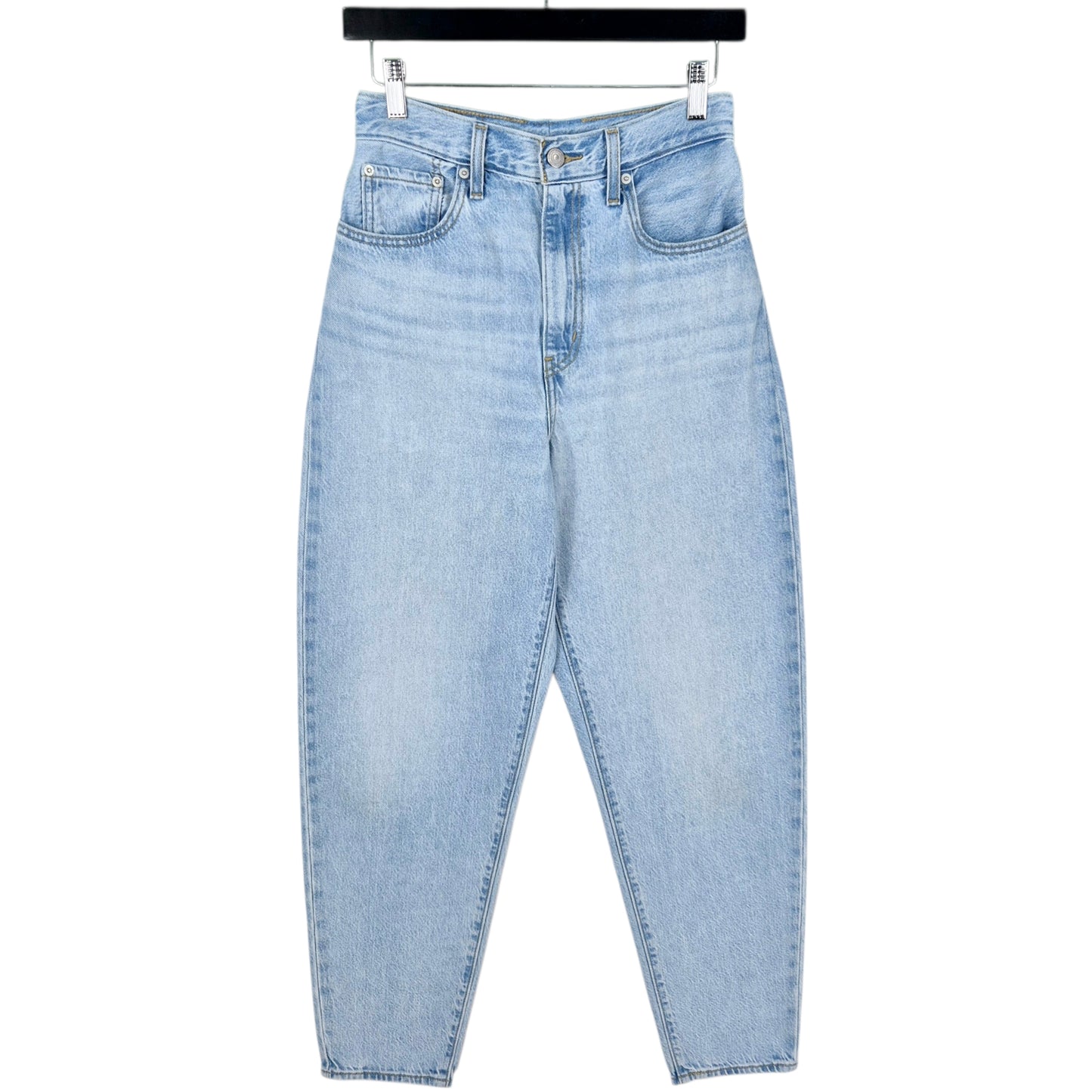 Levis Premium Jeans Womens Light Blue Loose Tapered Leg Denim W26