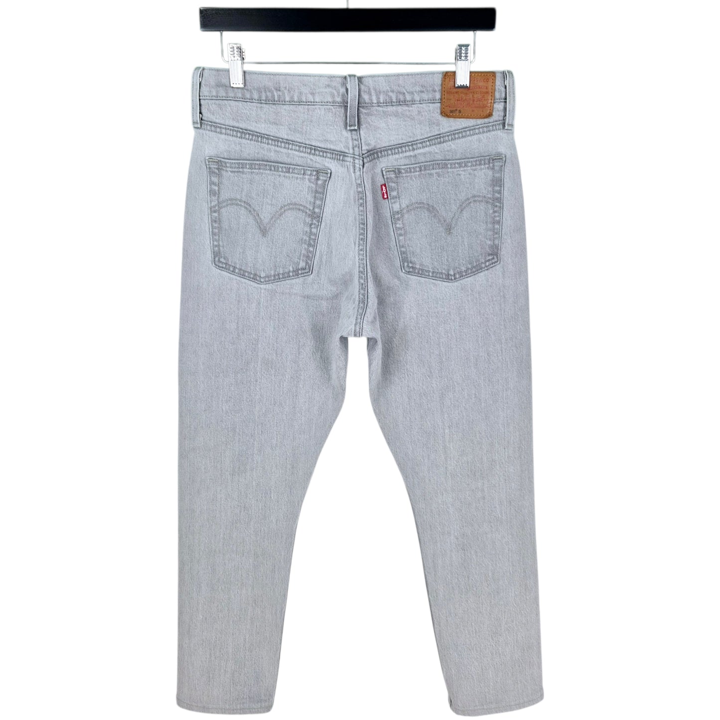 Levis Premium 501 Jeans Womens Grey Heavy Classic Denim W30