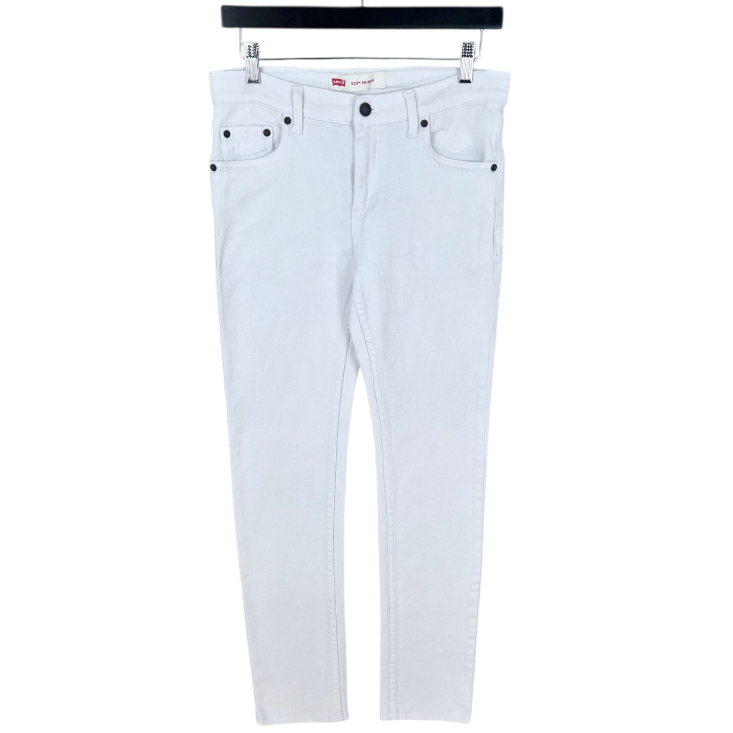 Levis 510 Jeans Womens White Skinny Stretch Denim W29