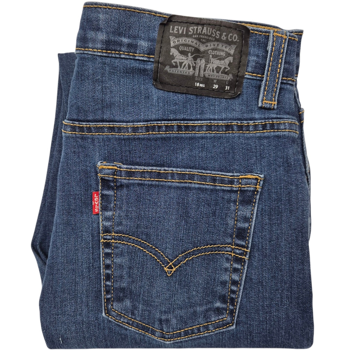 Levis 511 Jeans Womens Dark Blue Slim Stretch Denim W29