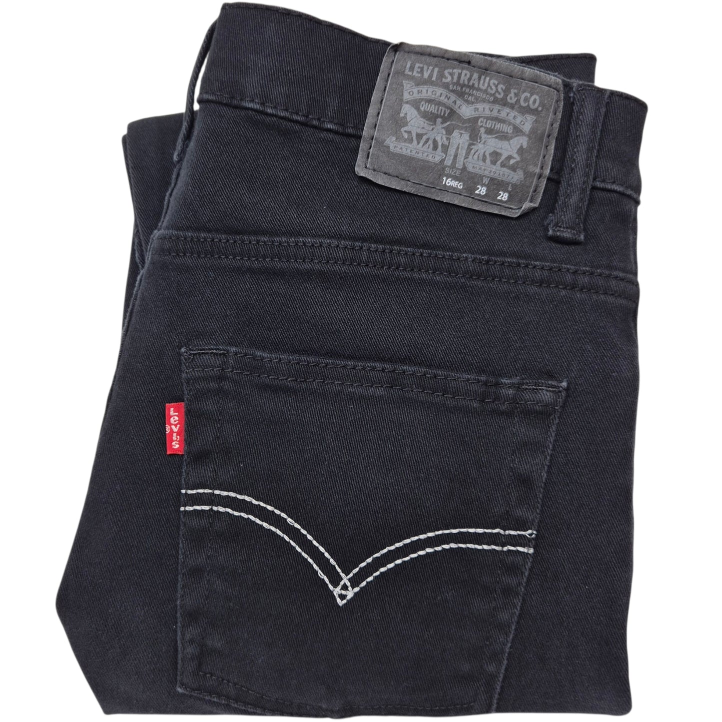 Levsi 511 Jeans Womens Black Slim Stretch Denim W29