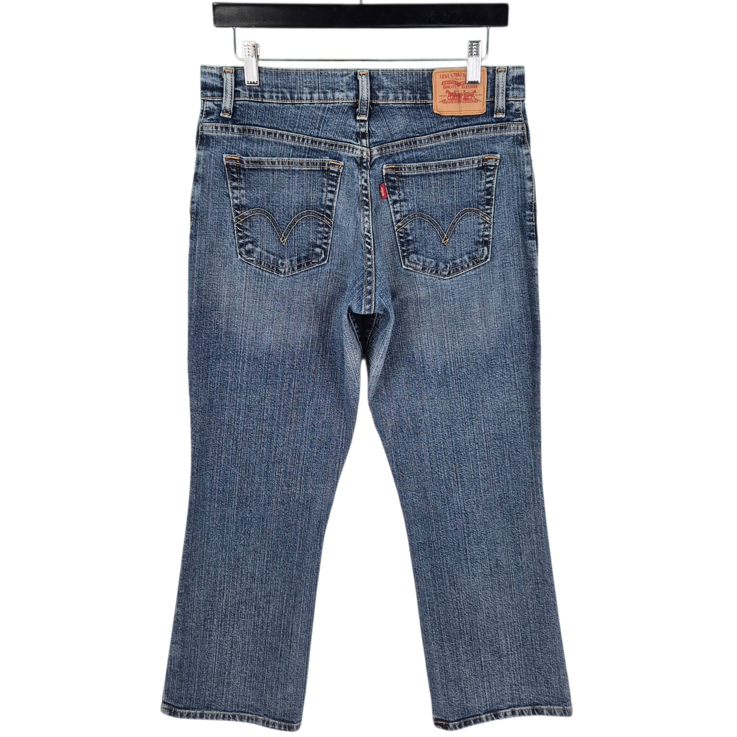 Vintage Levis 550 Jeans Womens Blue Relaxed Bootcut Stretch Denim W30
