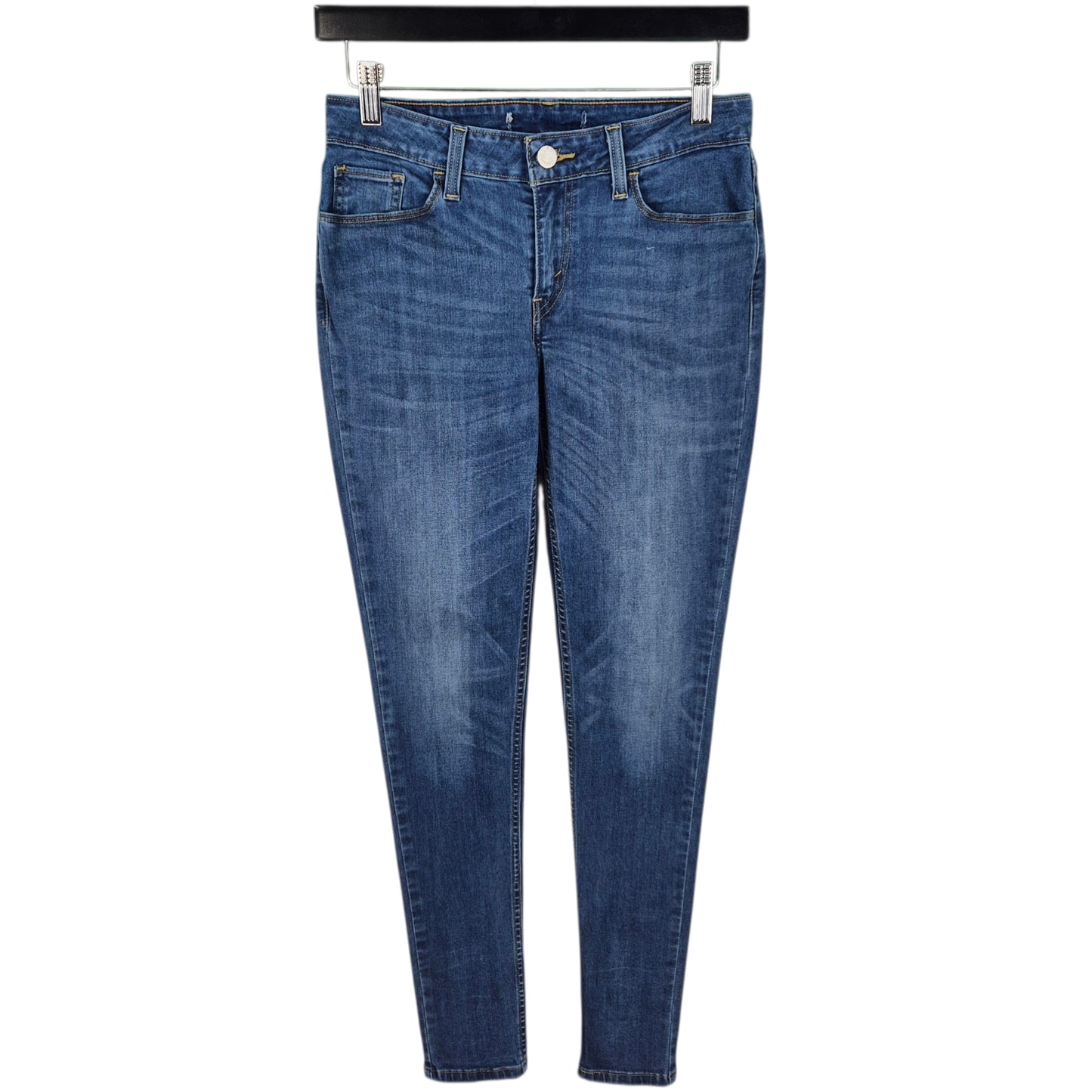 Levis Jeans Womens Blue Super Skinny Stretch Denim W26
