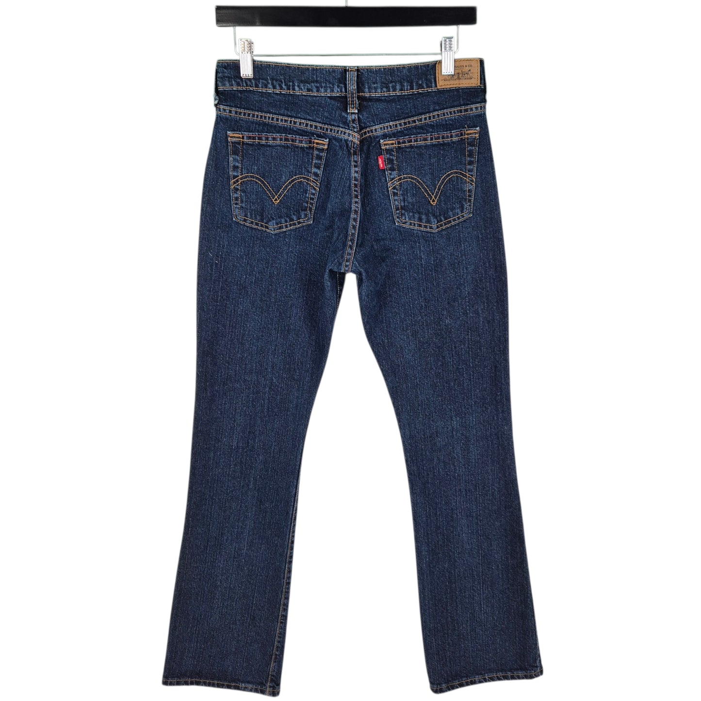 Vintage Levis 515 Jeans Womens Dark Blue Bootcut Denim W30
