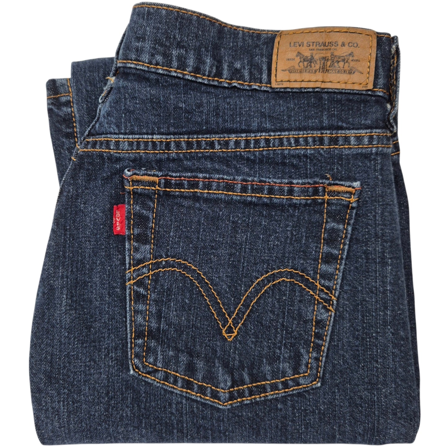 Vintage Levis 515 Jeans Womens Dark Blue Bootcut Denim W30