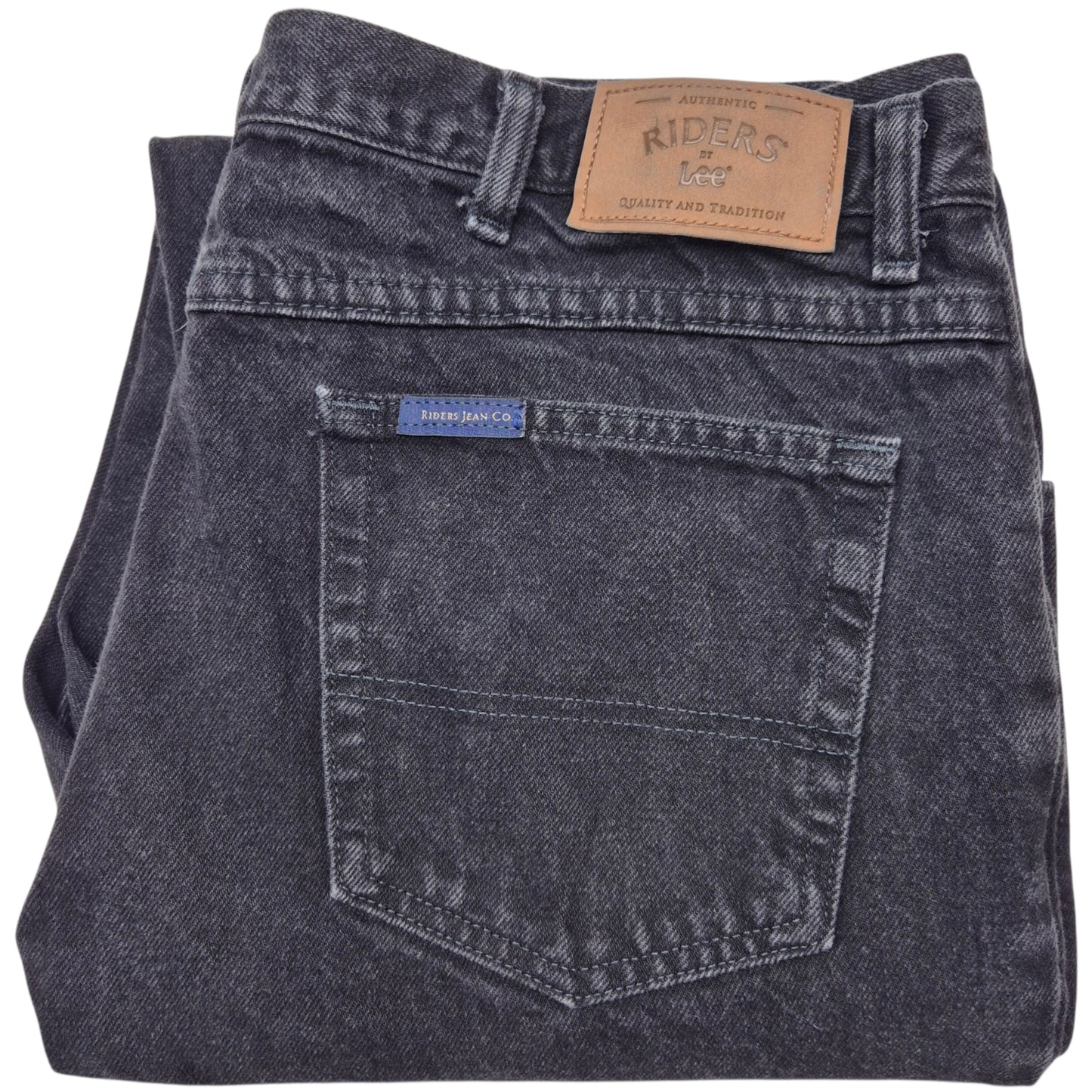 Vintage Lee Riders Jeans Black Classic Heavy Denim W39