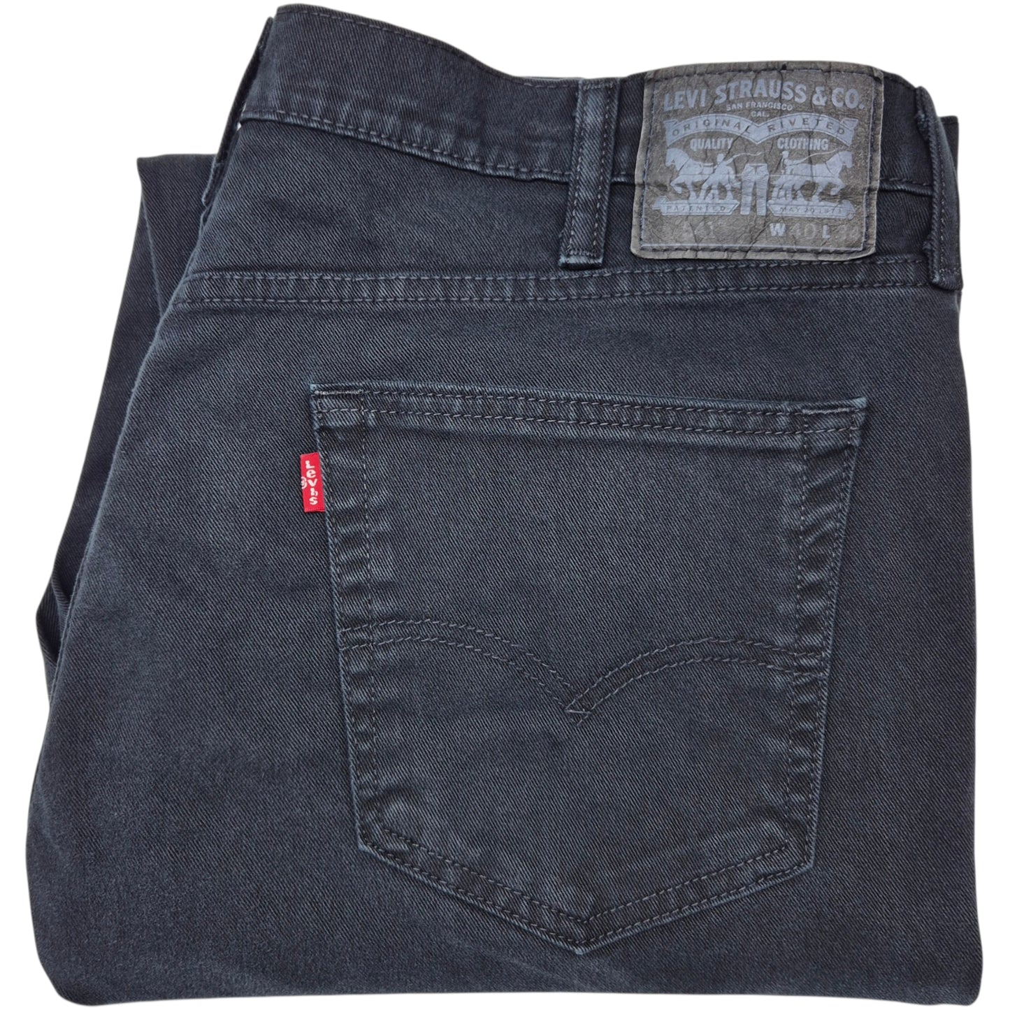 Levis 541 Jeans Black Athletic Fit Denim W40
