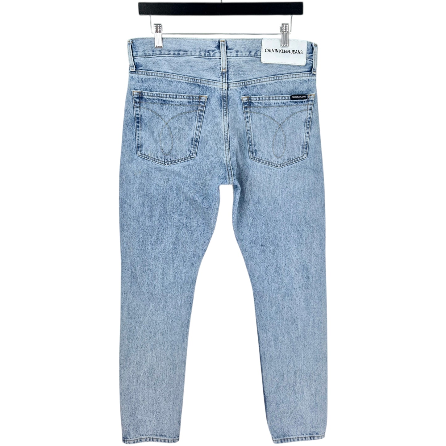 Calvin Klein Jeans Light Blue Heavy Slim Fit Patchwork Denim W32