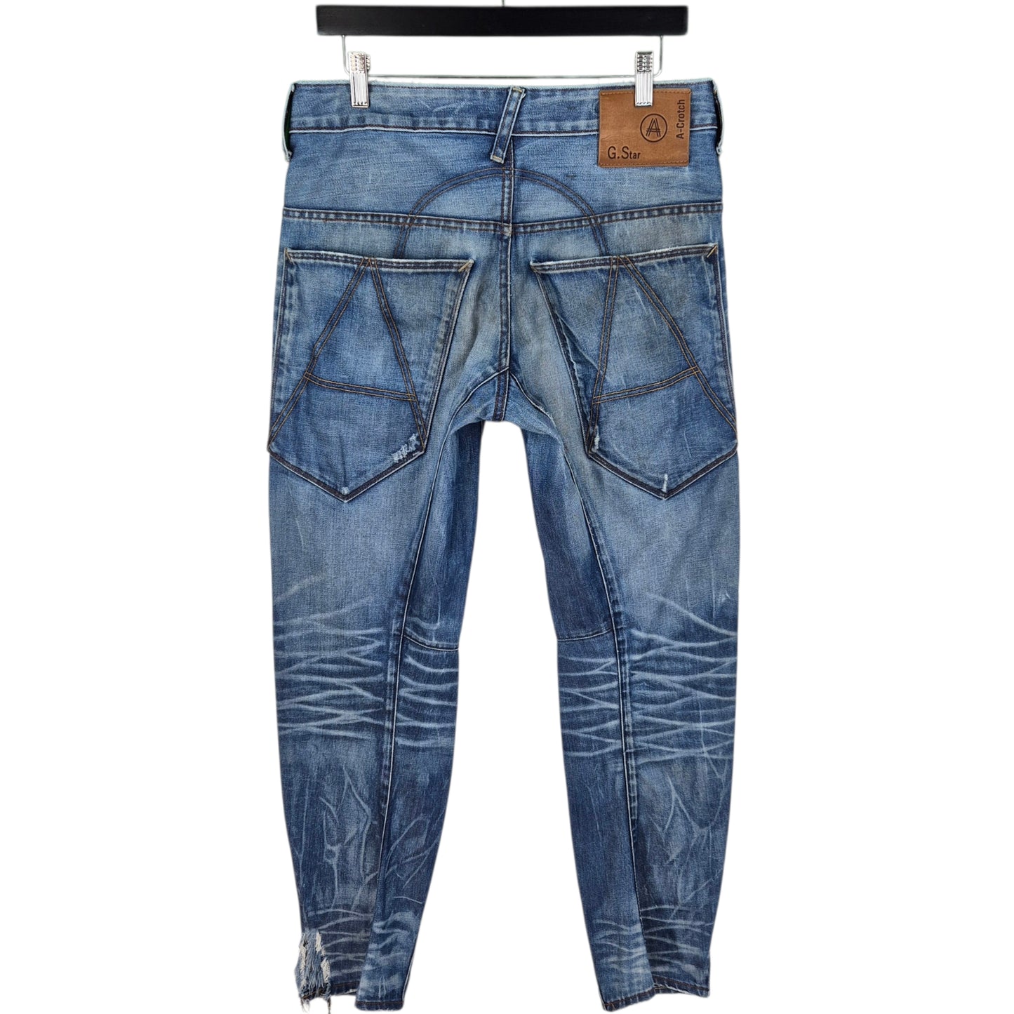 G Star Raw Jeans Blue A Crotch 3D Tapered Denim W31