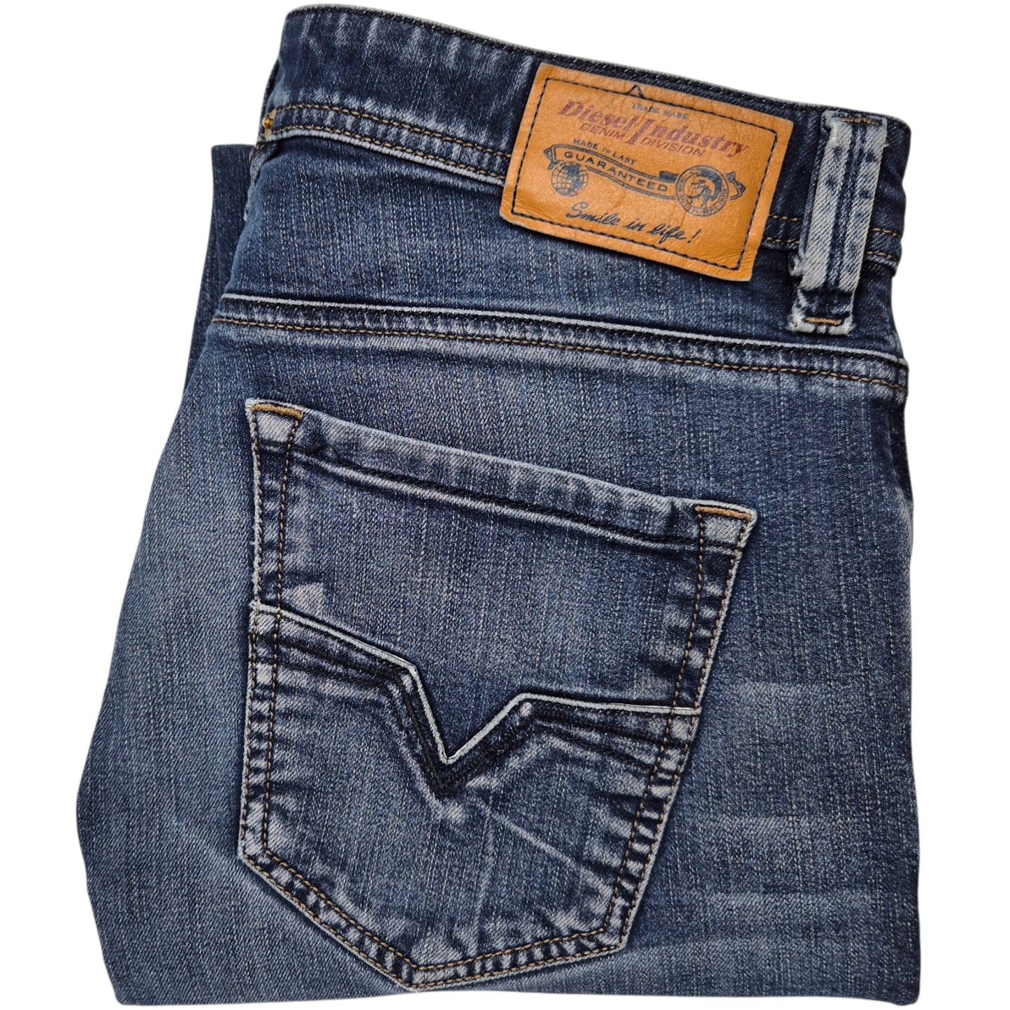 Diesel Jeans Blue Larkee Regular Straight Leg Denim W31