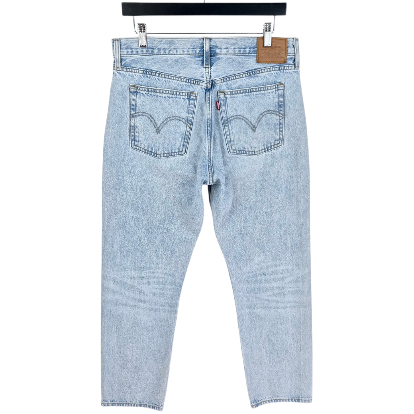 Levis Premium Jeans Womens Light Blue Wedgie Straight Leg Denim W32