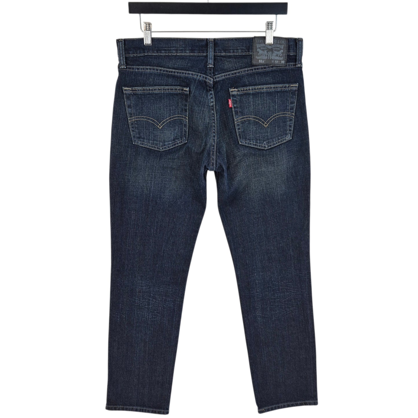 Levis 511 Jeans Dark Blue Slim Fit Denim W33