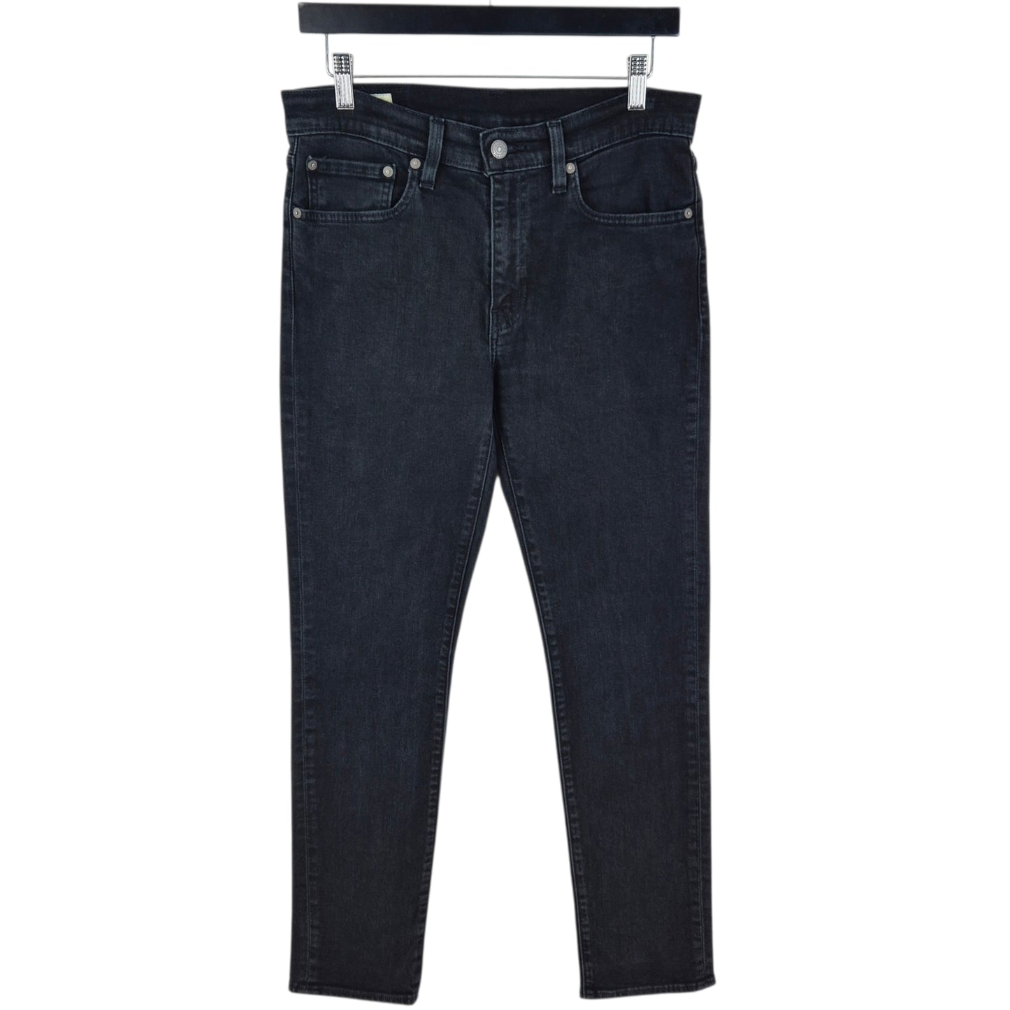 Levis Premium 511 Jeans Black Skinny Stretch Denim W31