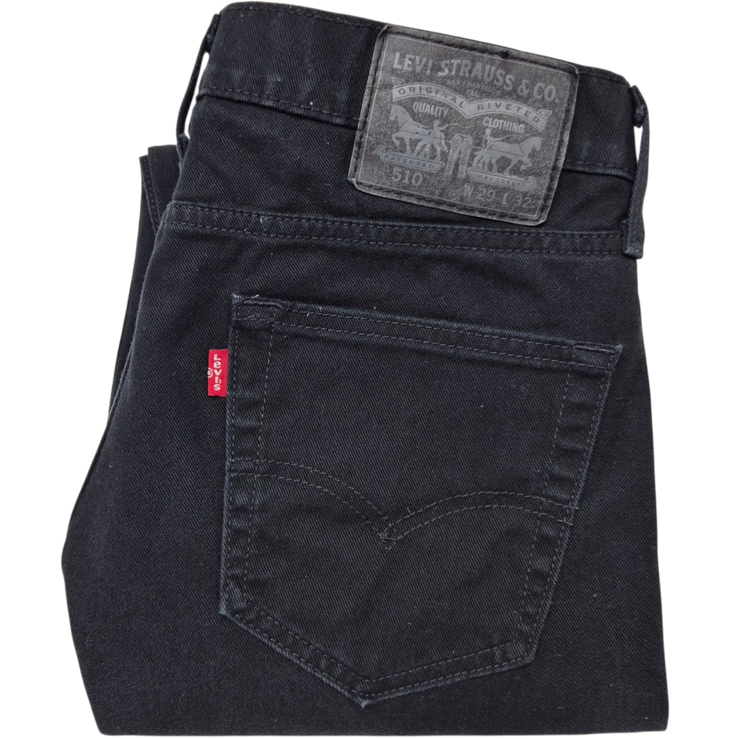 Levis 510 Jeans Black Skinny Fit Denim W30
