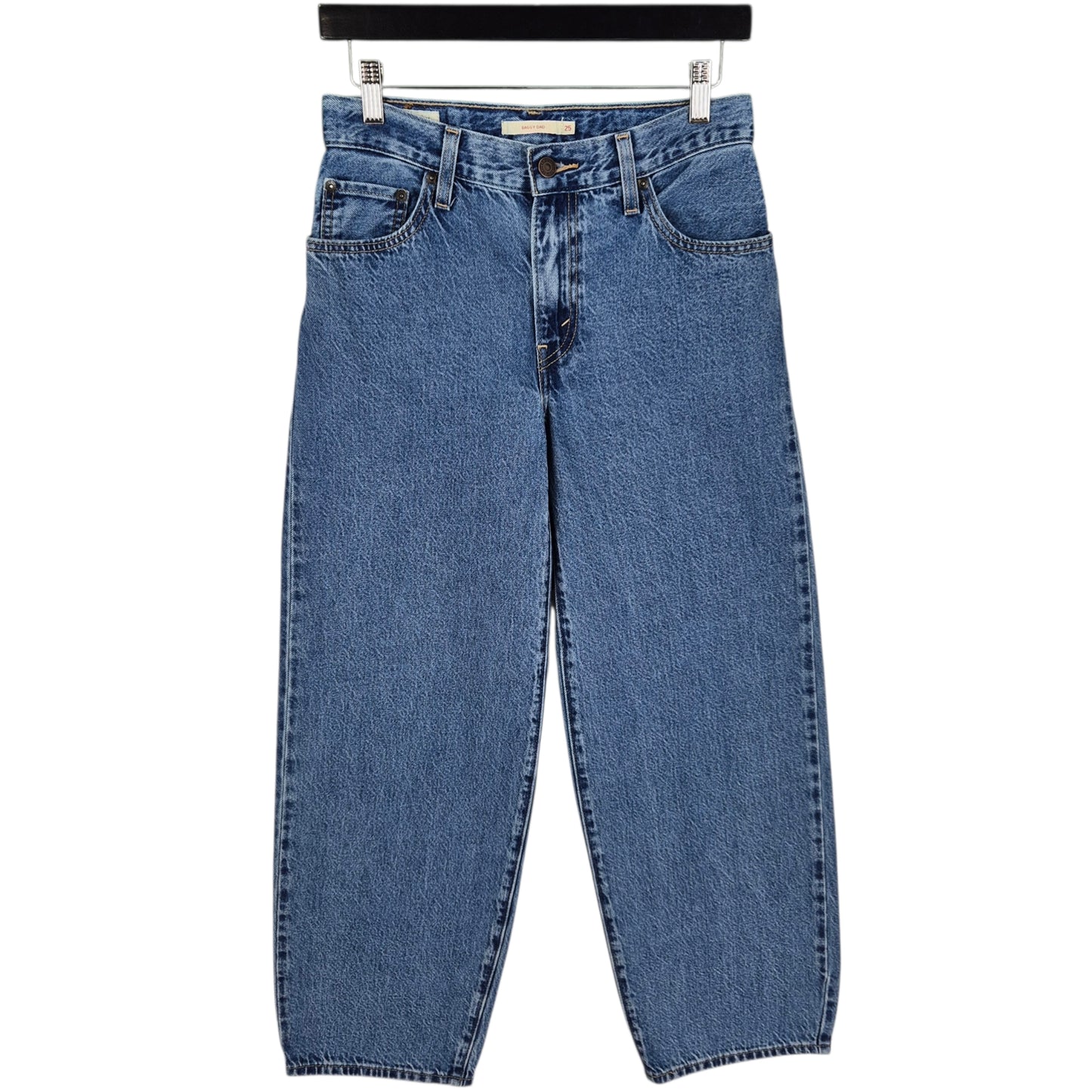 Levis Premium Jeans Womens Blue Baggy Dad Denim W27