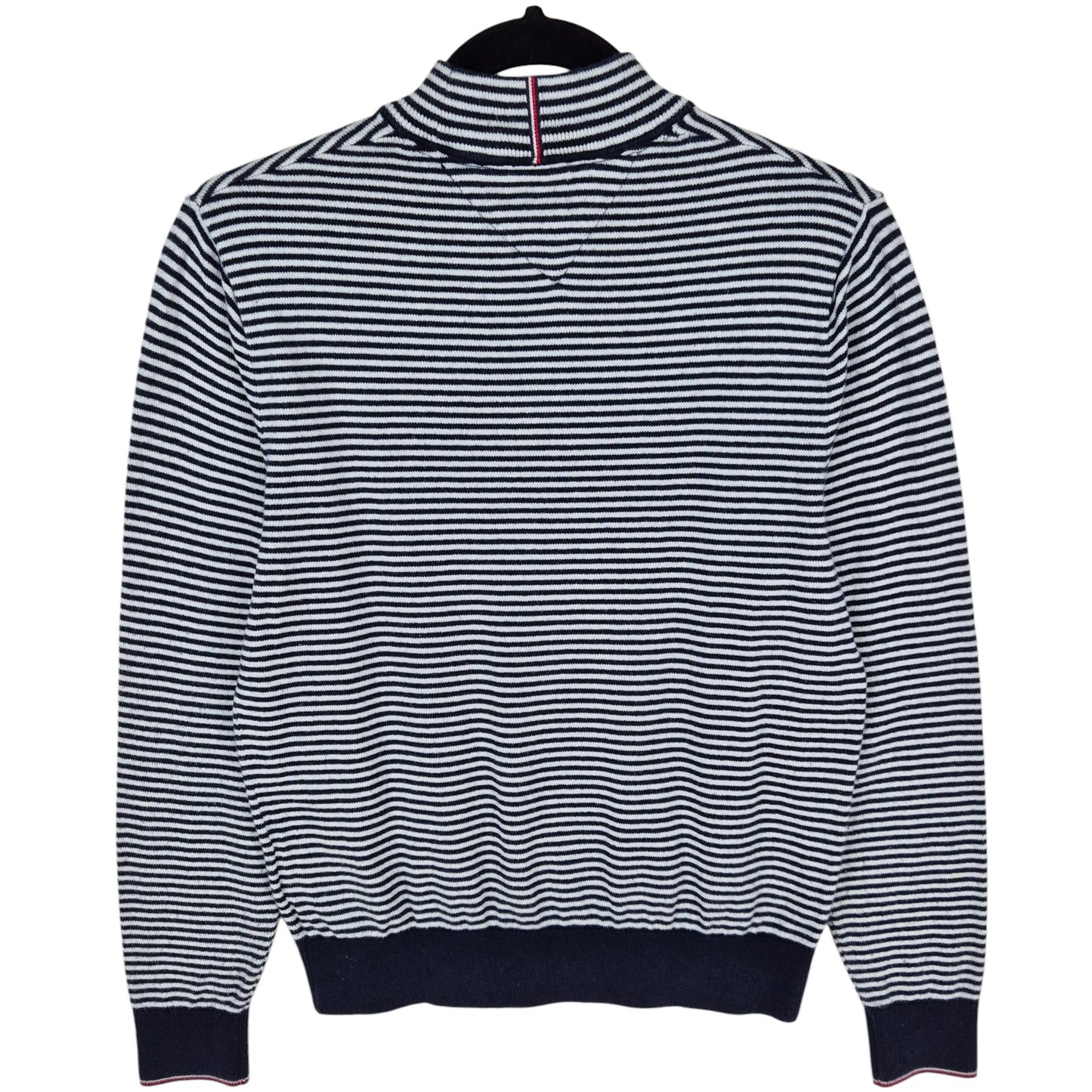 Tommy Hilfiger Dark Blue & White Striped Knit Sweater Size XS