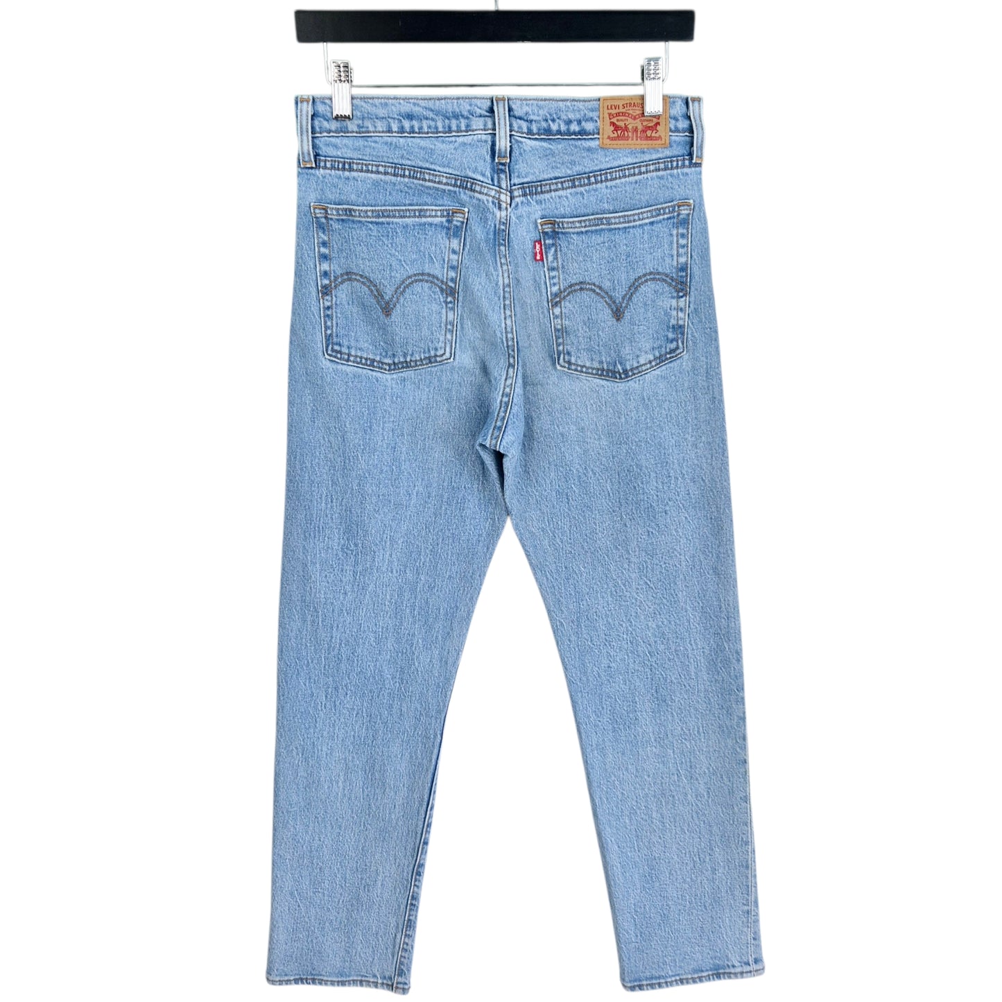 Levis Premium Jeans Womens Light Blue Heavy Wedgie Straight Denim W28