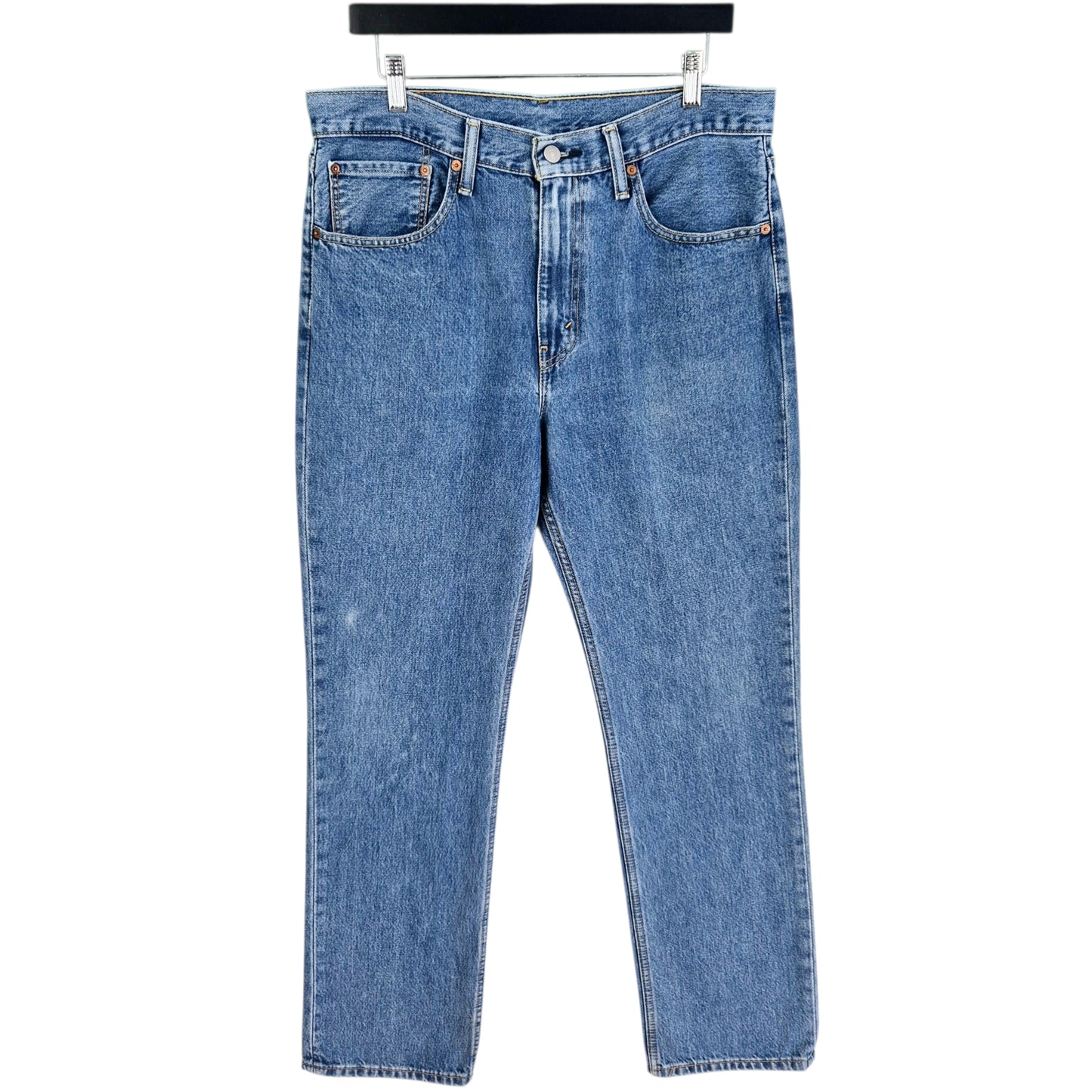 Levis 516 Jeans Heavy Rigid Regular Straight Leg Denim W35