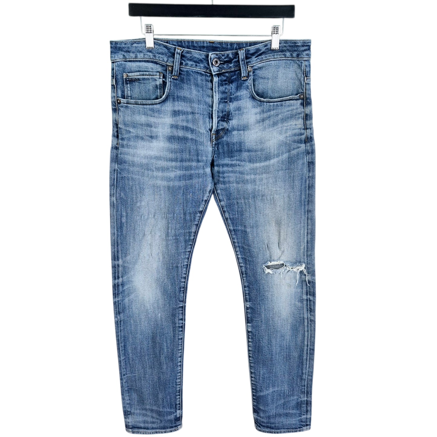 G Star Raw Jeans Blue 3301 Slim Fit Denim W33