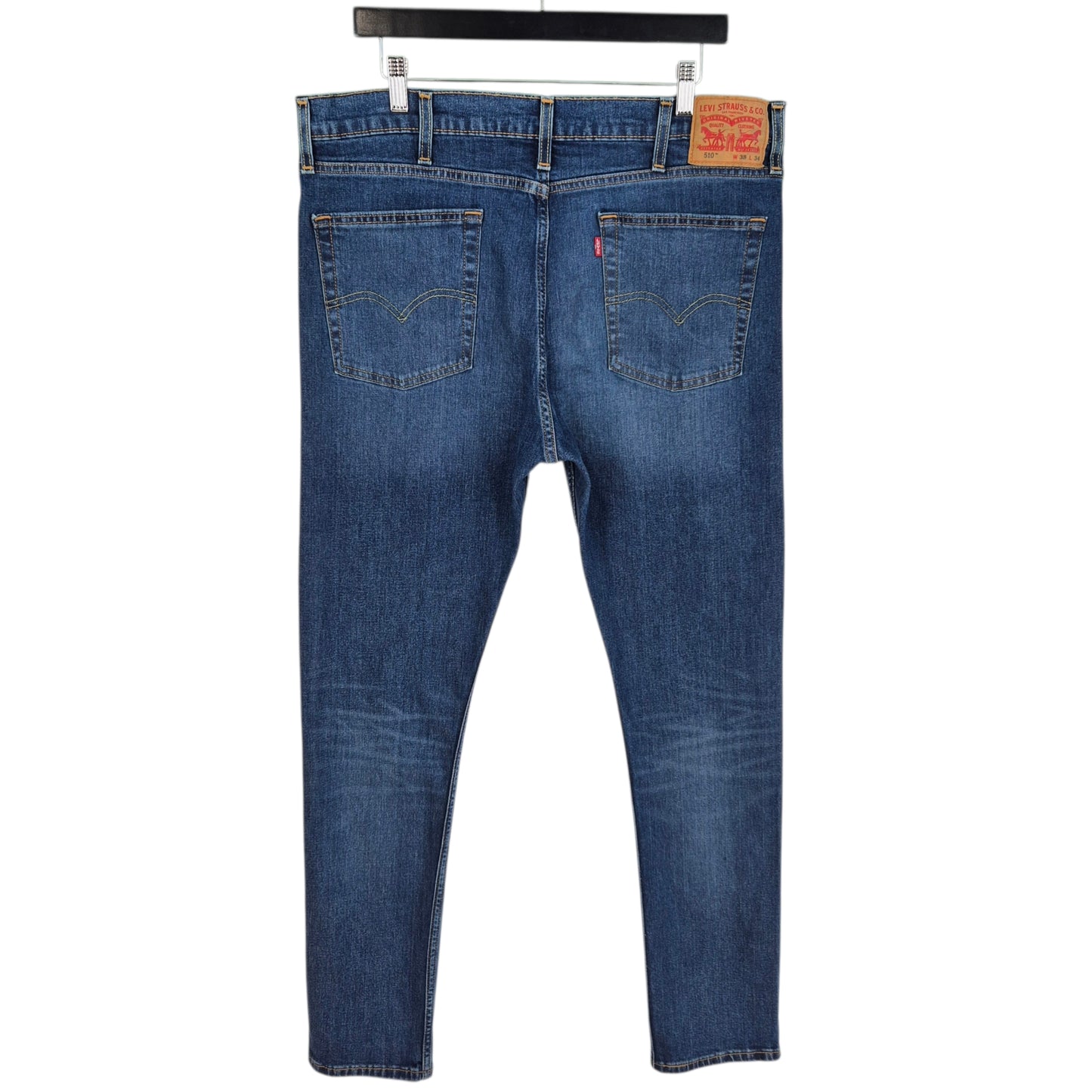 Levis 510 Jeans Dark Blue Heavy Skinny Fit Denim W38