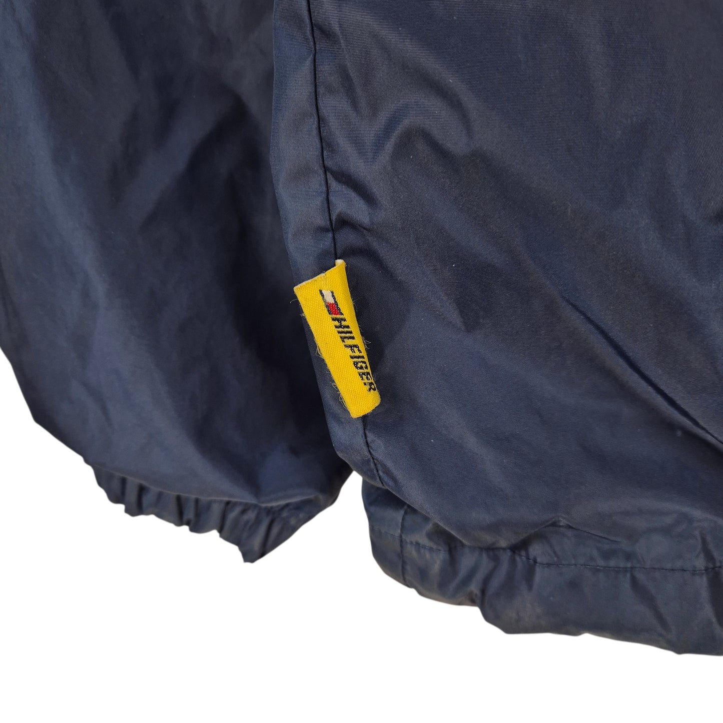Vintage Tommy Hilfiger Athletics 90's Dark Blue Nylon Button Jacket Size L